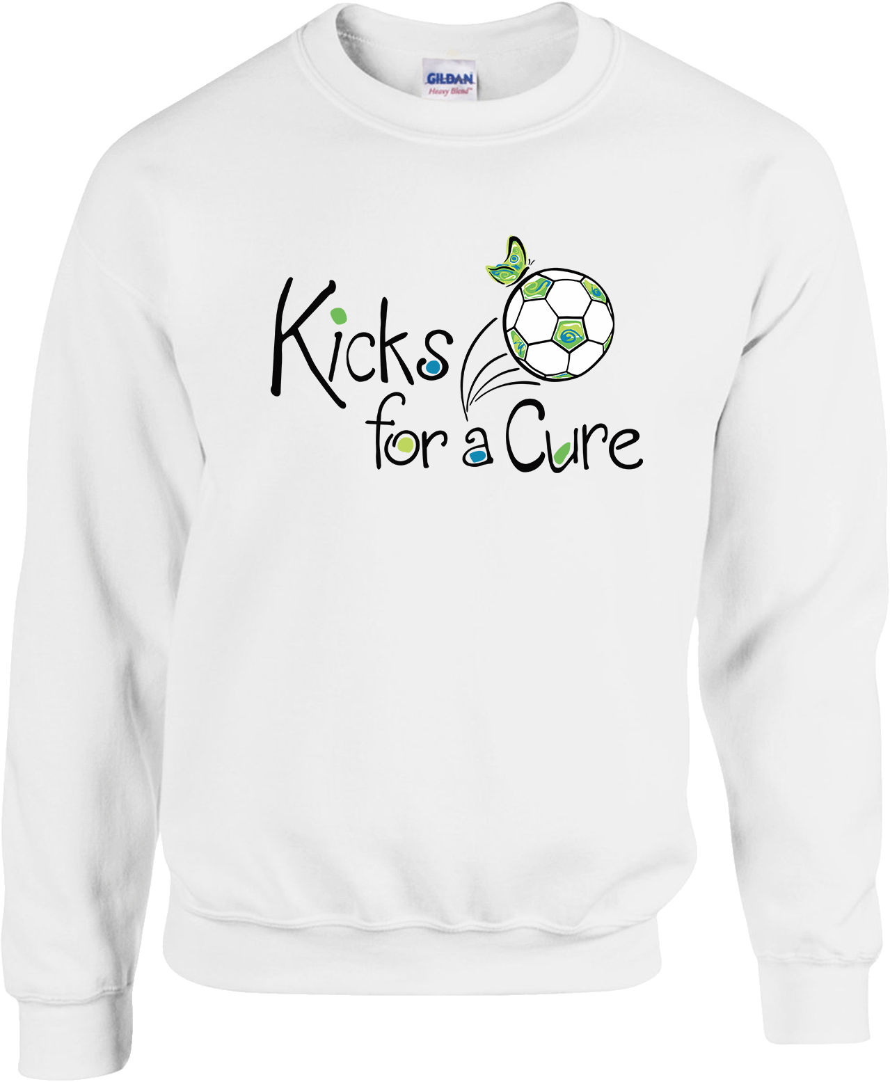 Crew Sweatershirt - 2024 Kicks For A Cure