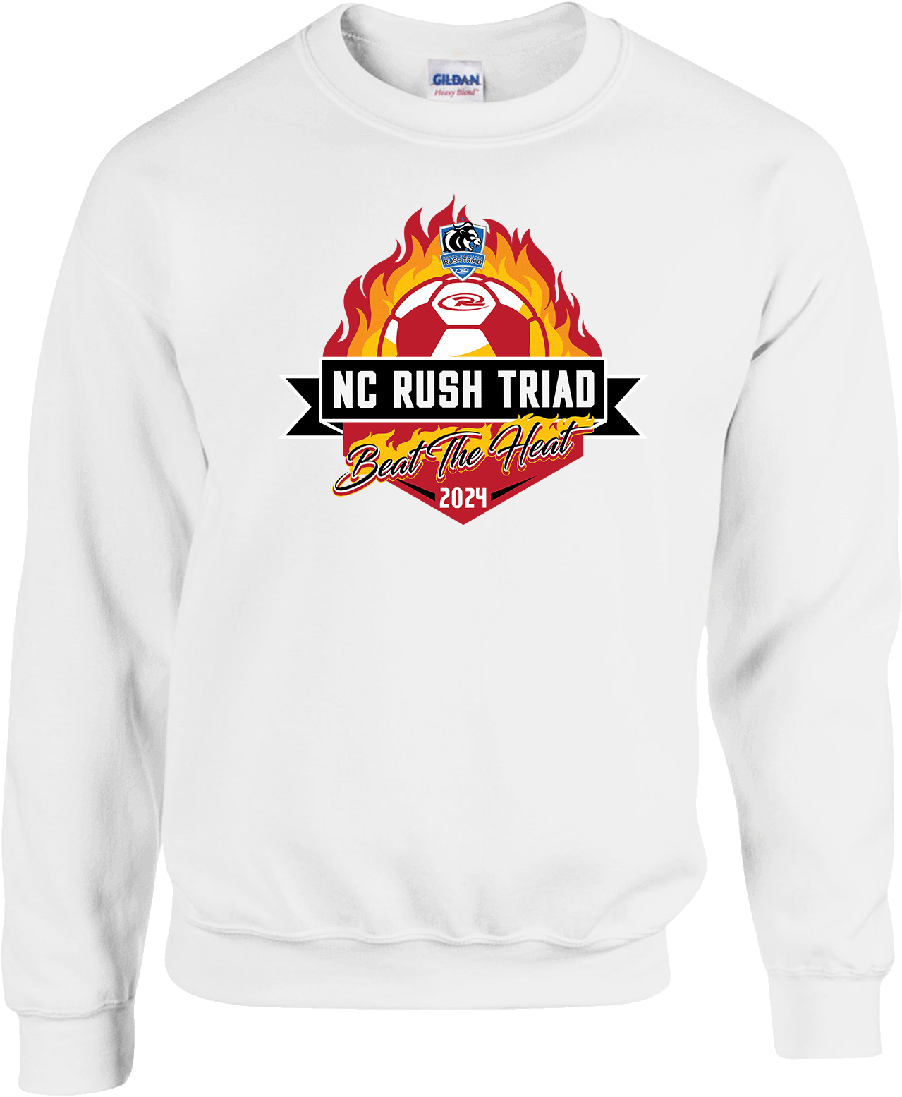 Crew Sweatershirt - 2024 NC Rush Triad Beat The Heat