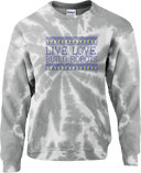 Crew Sweatershirt - Live Love Build Robots Dark