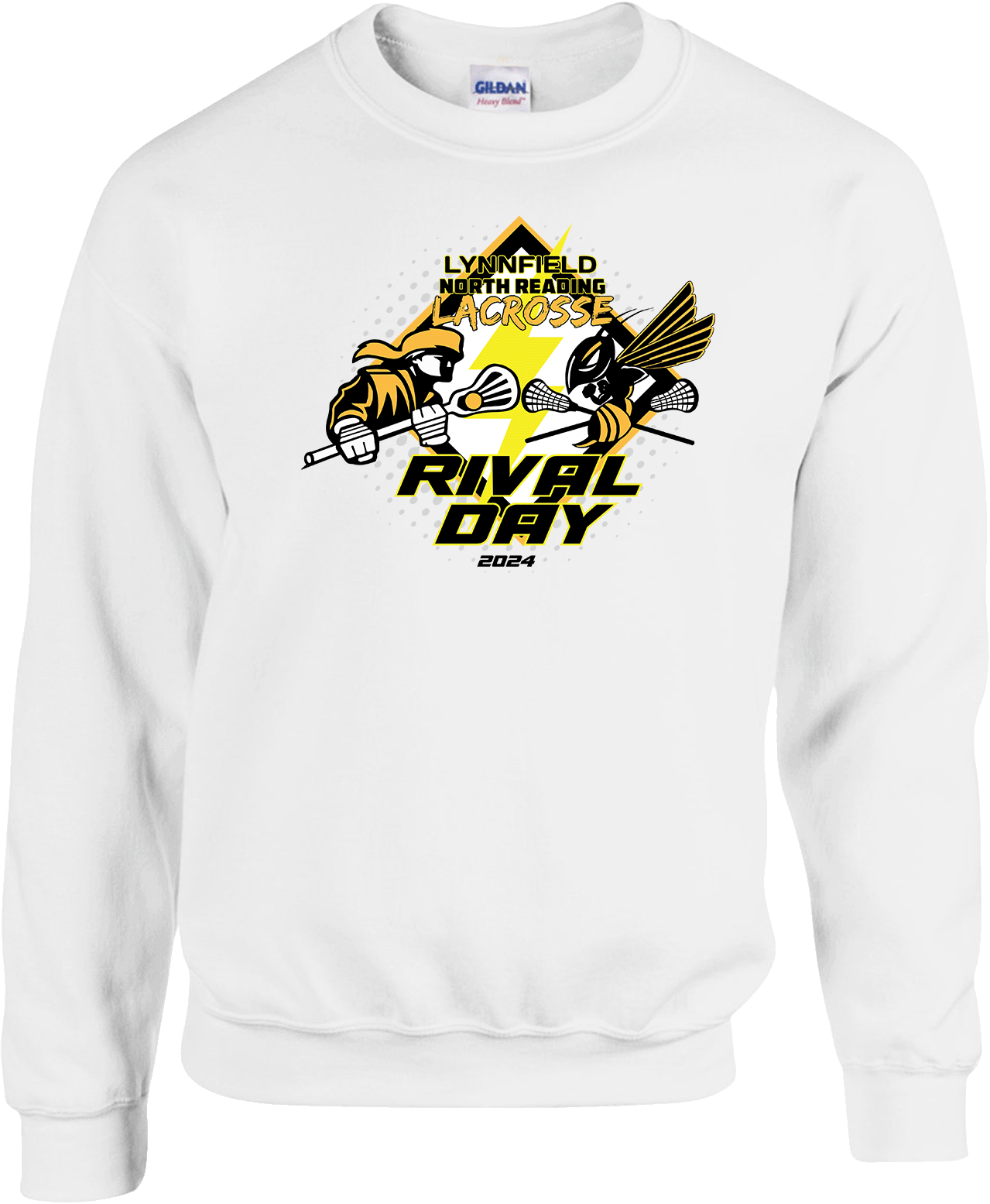 Crew Sweatershirt - 2024 Lynnfield Lax Rival Day