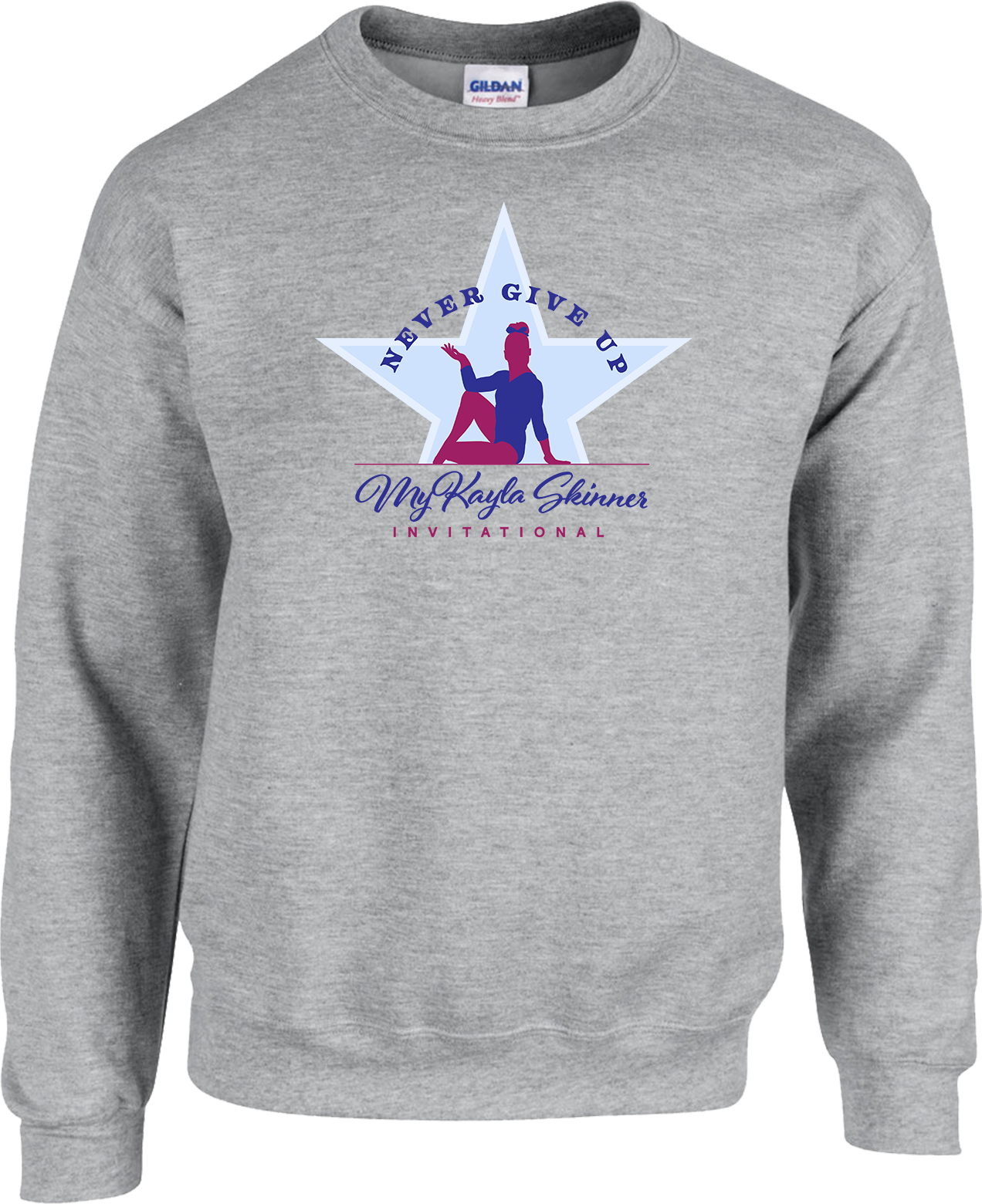 Crew Sweatershirt - 2024 Never Give Up with MyKayla Skinner