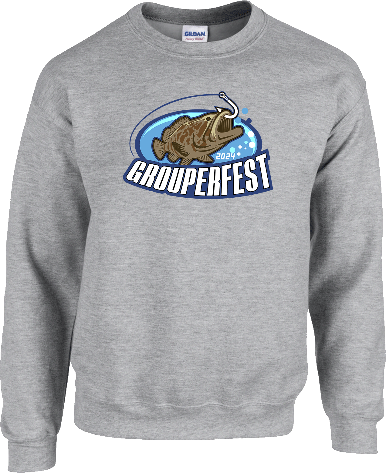 Crew Sweatershirt - 2024 Grouperfest