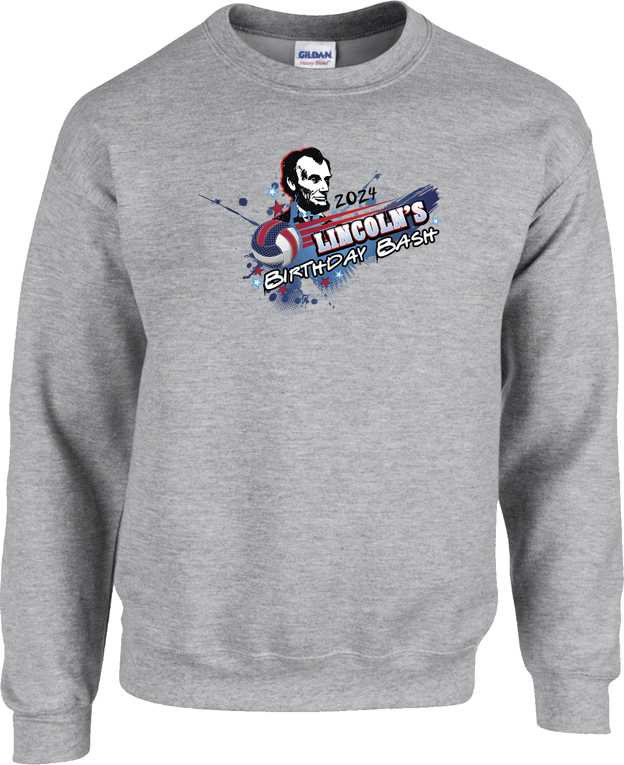 Crew Sweatershirt - 2024 Lincoln's Birthday Bash