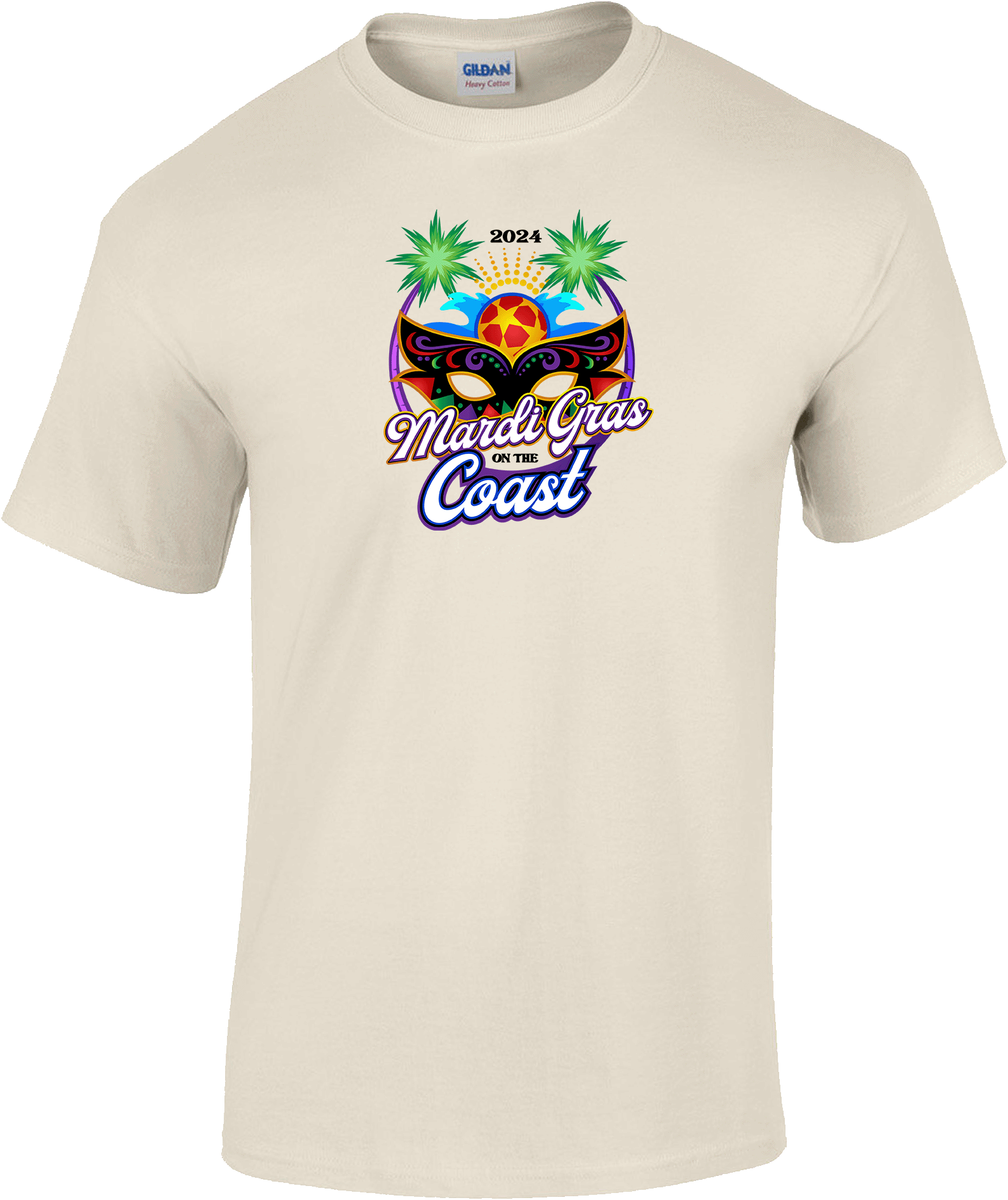 Short Sleeves - 2024 Mardi Gras On The Coast