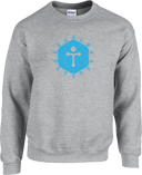 Crew Sweatershirt - Robotics Blue Logo