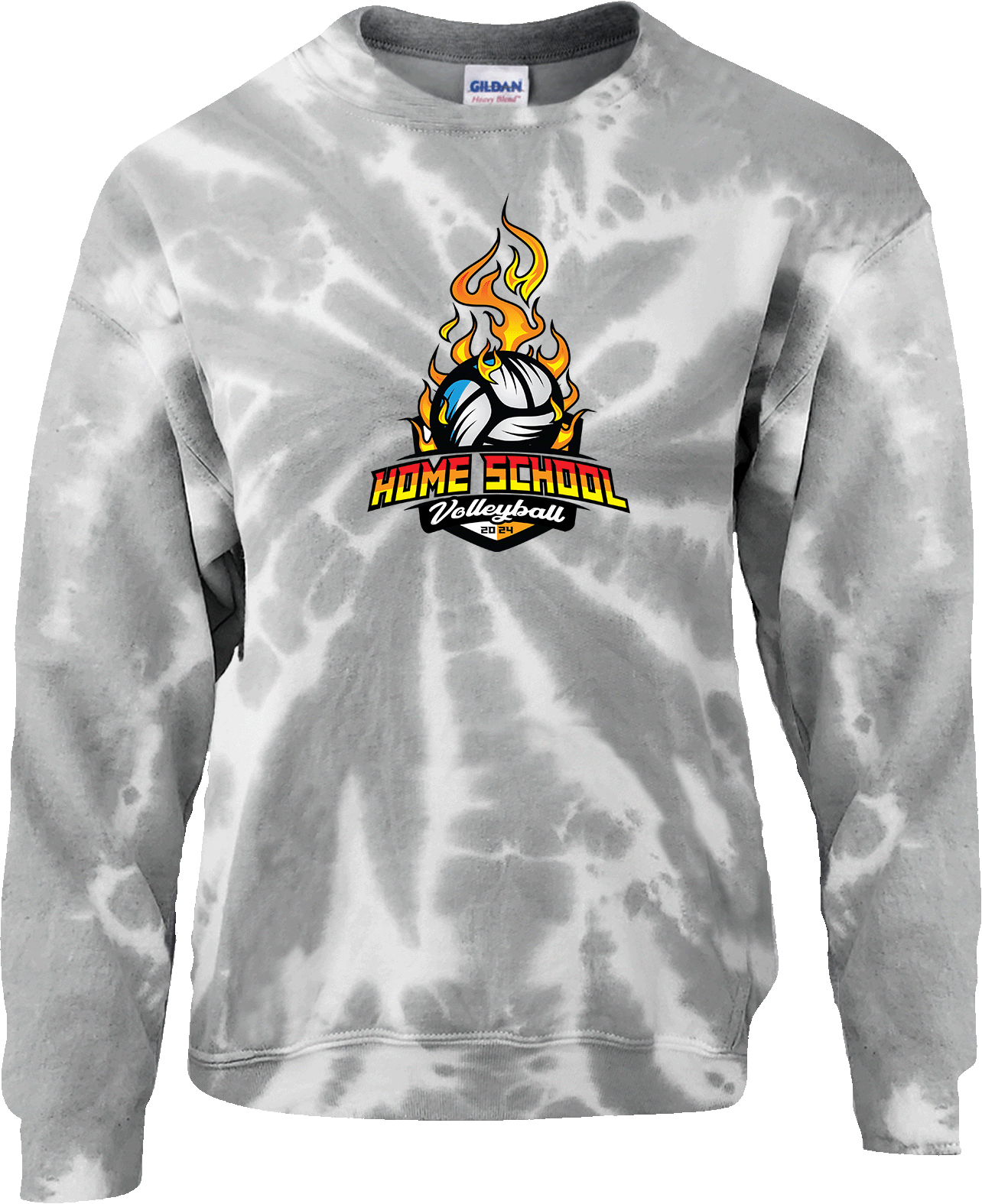 Crew Sweatershirt - 2024 Home School Volleyball