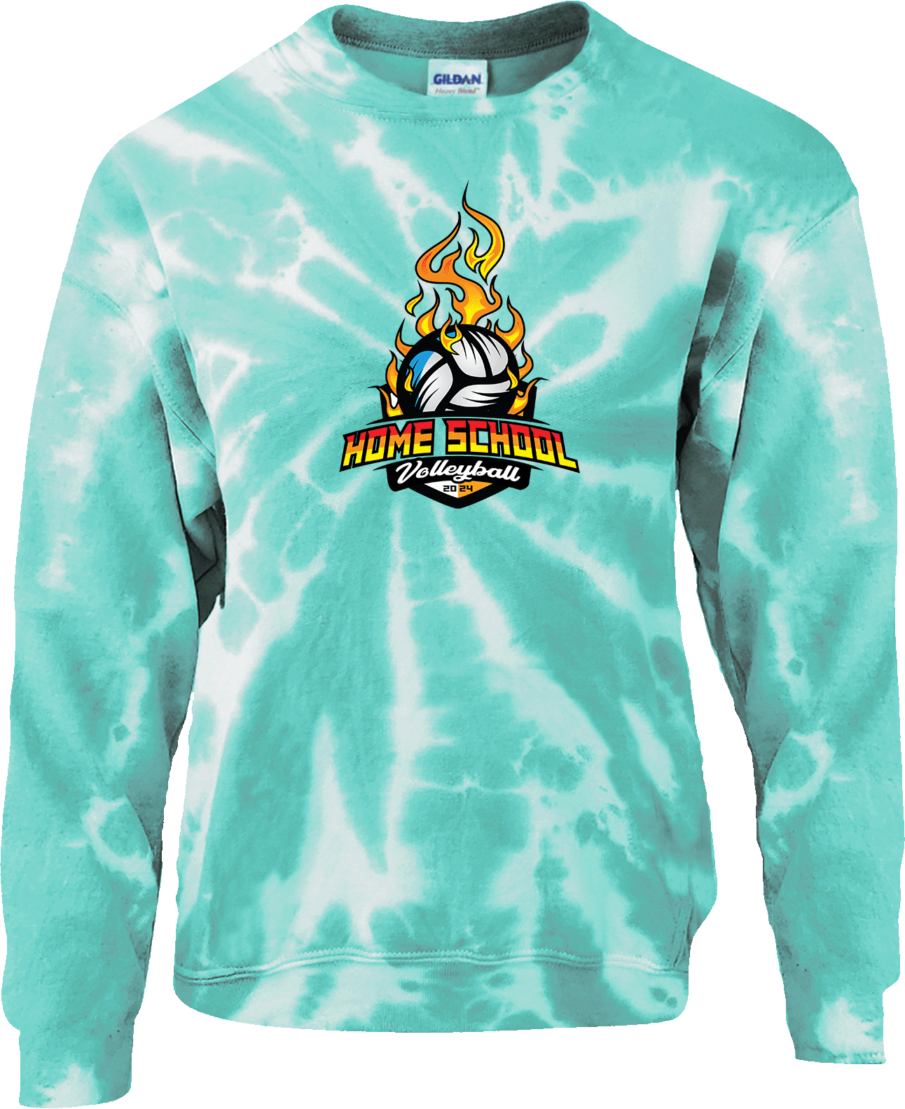 Crew Sweatershirt - 2024 Home School Volleyball