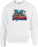 Crew Sweatershirt - Play With The Legend - 6