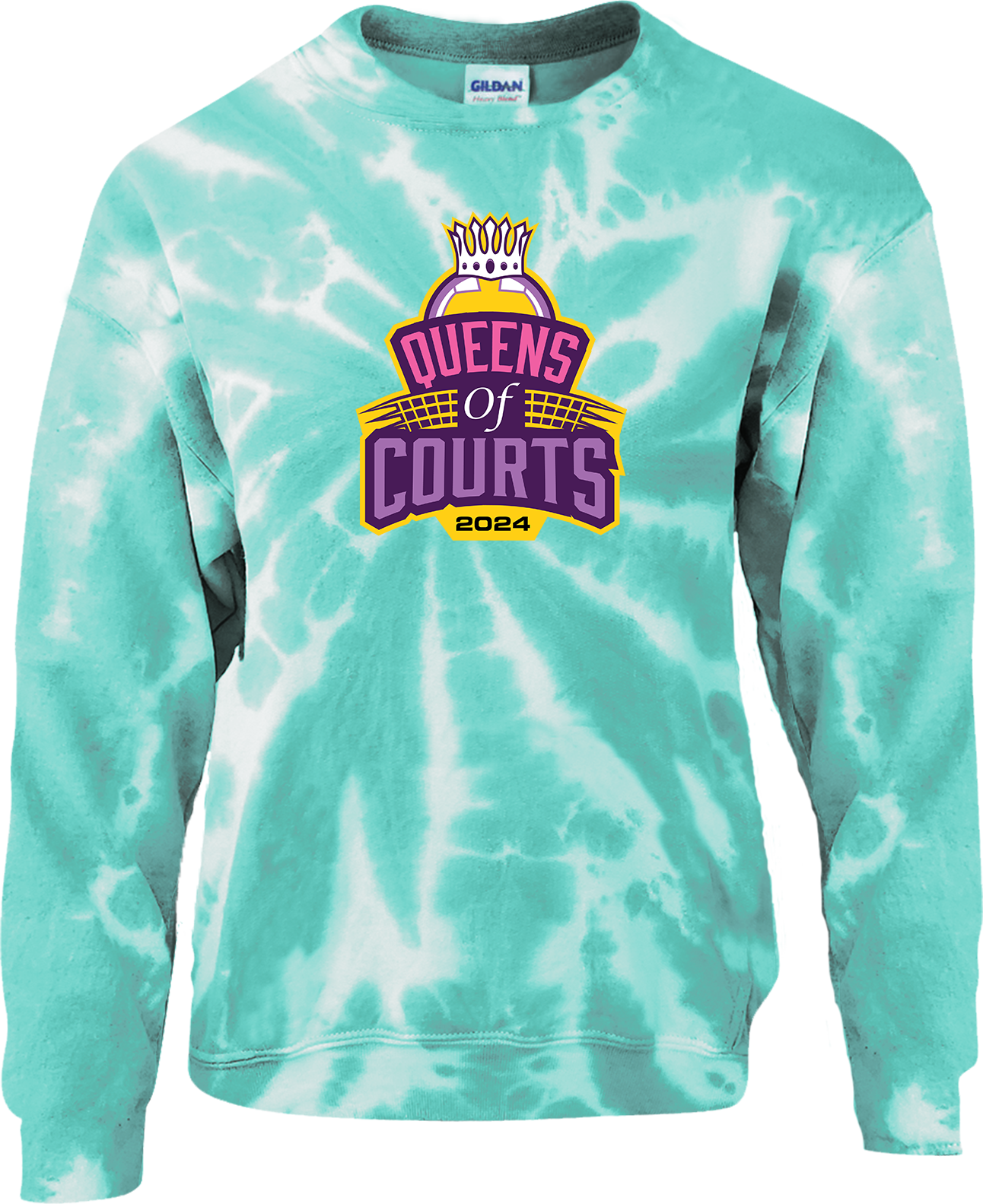 Crew Sweatershirt - 2024 Queens Of Courts