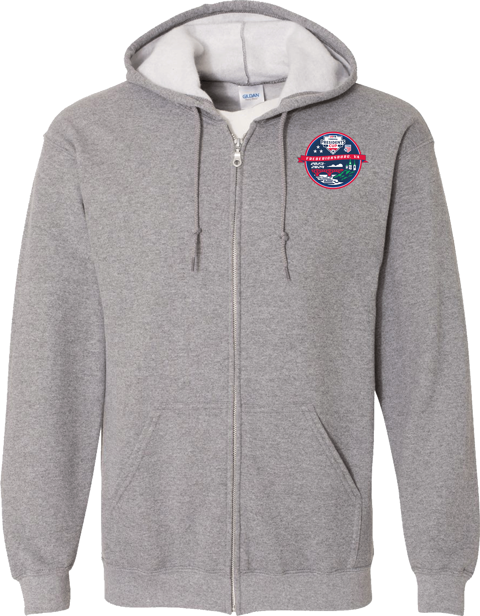 Full Zip Hoodies - 2024 USYS VA Presidents Cup Spring