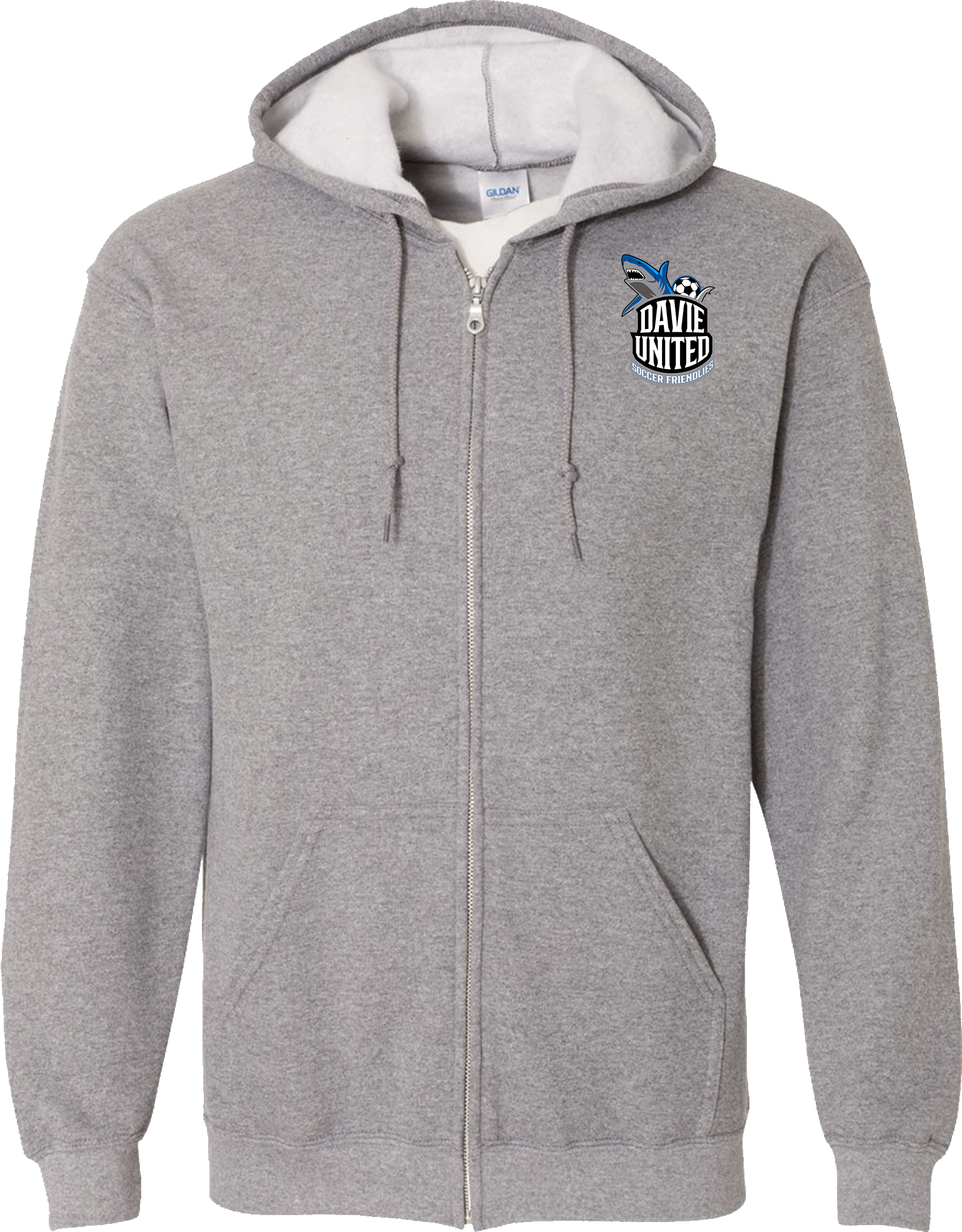 Full Zip Hoodies - 2024 Davie United Soccer Friendlies