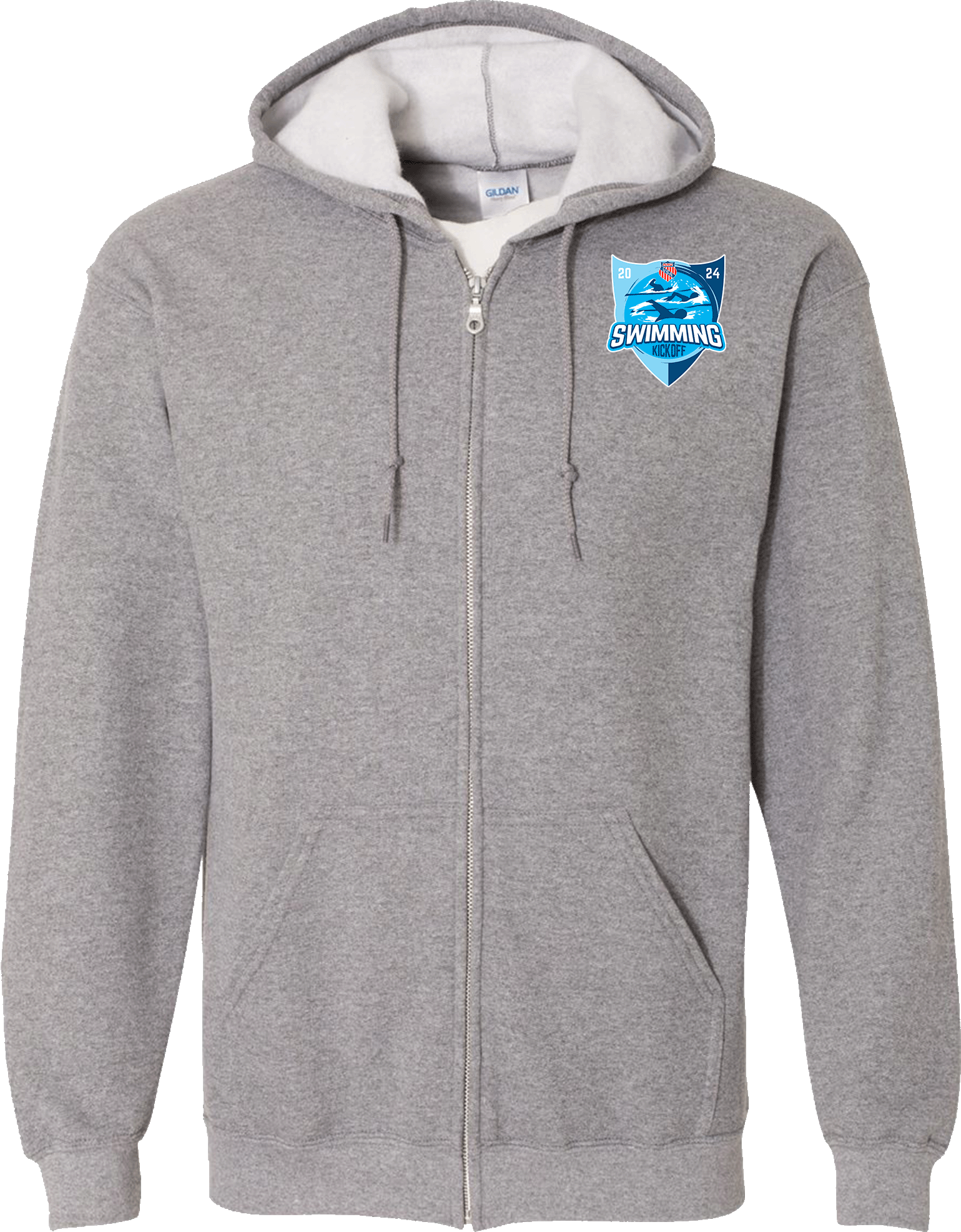 Full Zip Hoodies - 2024 AAU Swimming Kick Off