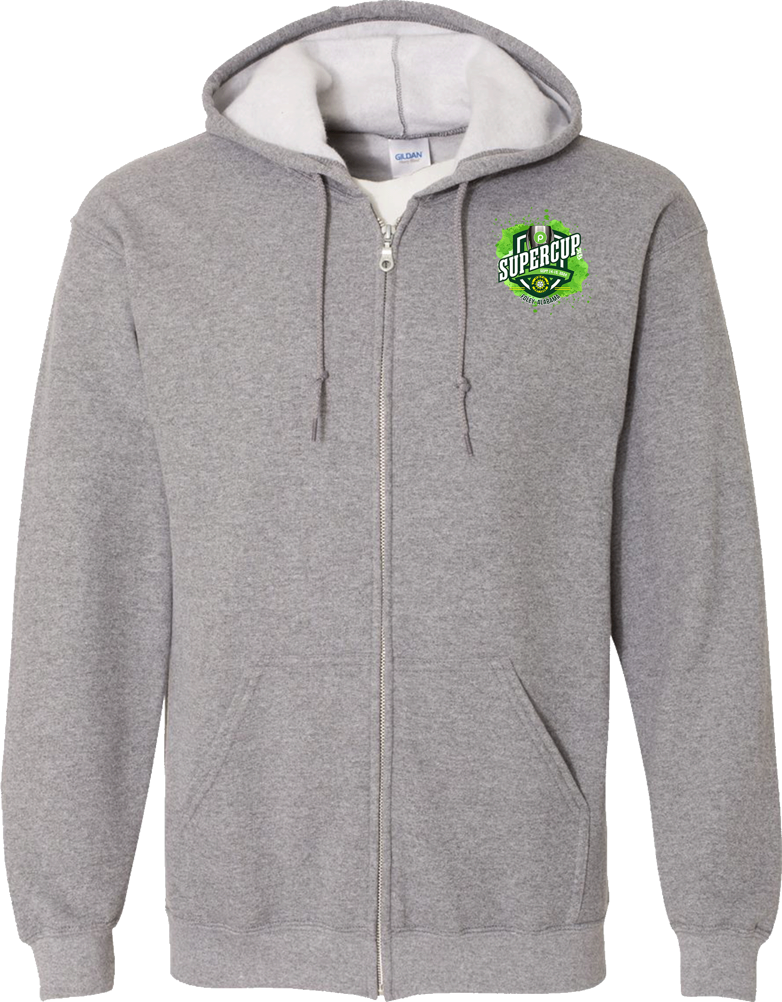 Full Zip Hoodies - 2024 Publix SuperCup (Boys) - Green