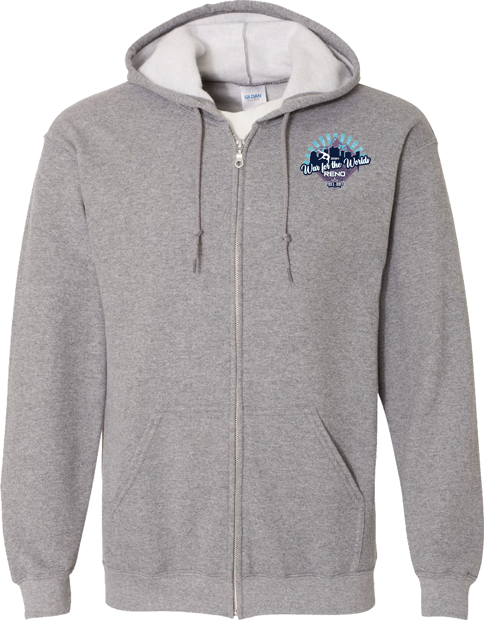 Full Zip Hoodies - 2024 War For The Worlds Reno