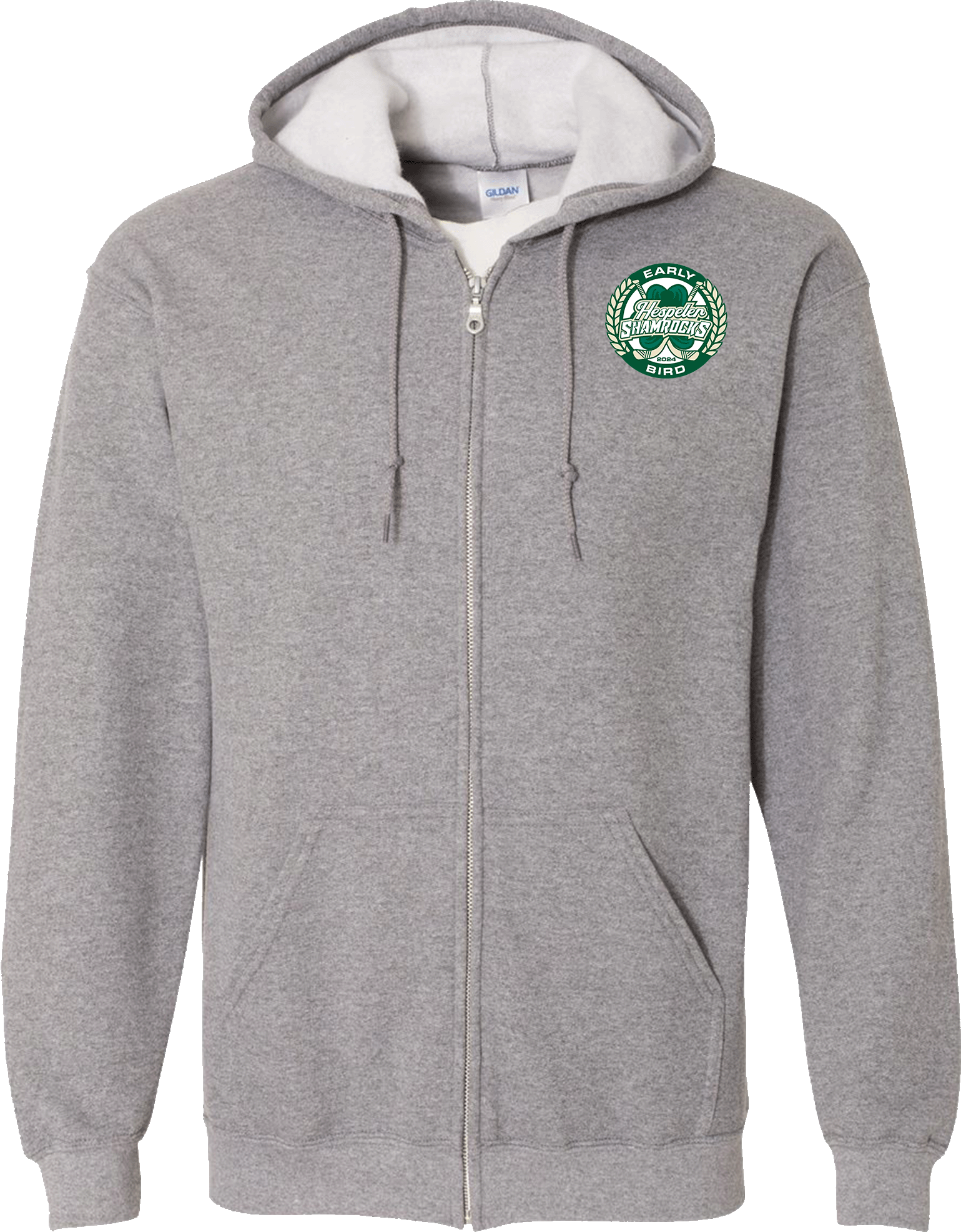 Full Zip Hoodies - 2024 Hespeler Shamrocks Early Bird