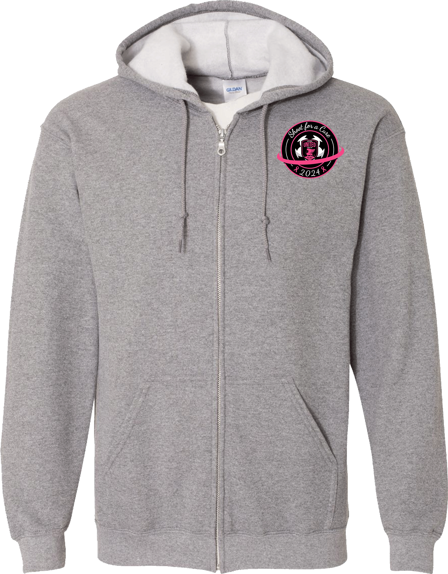 Full Zip Hoodies - 2024 Shoot For A Cure