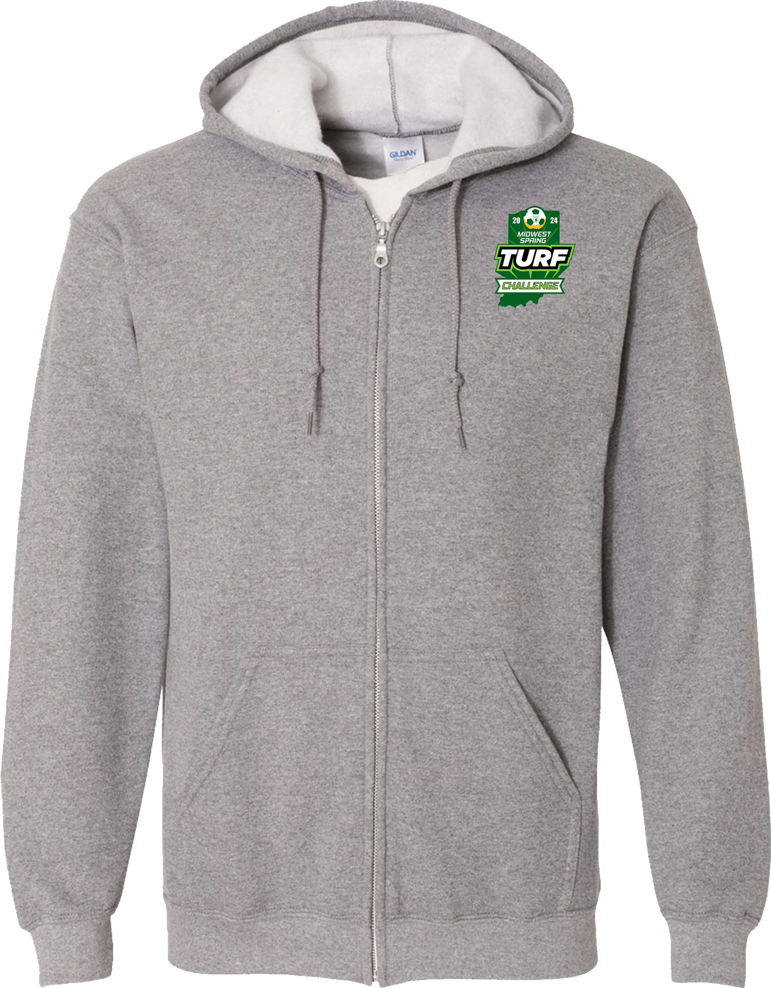 Full Zip Hoodies - 2024 Midwest Turf Challenge