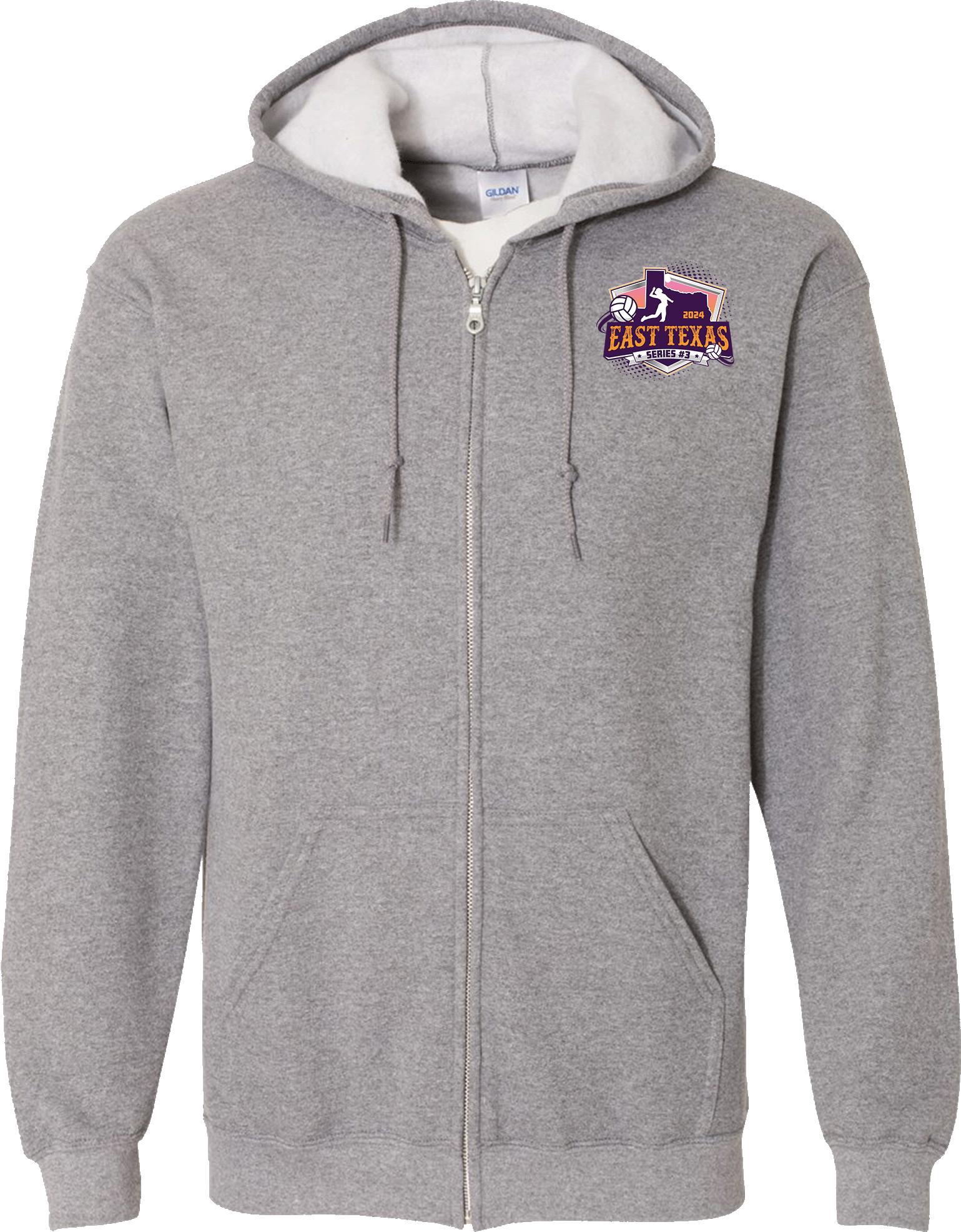 Full Zip Hoodies - 2024 East Texas Series #3