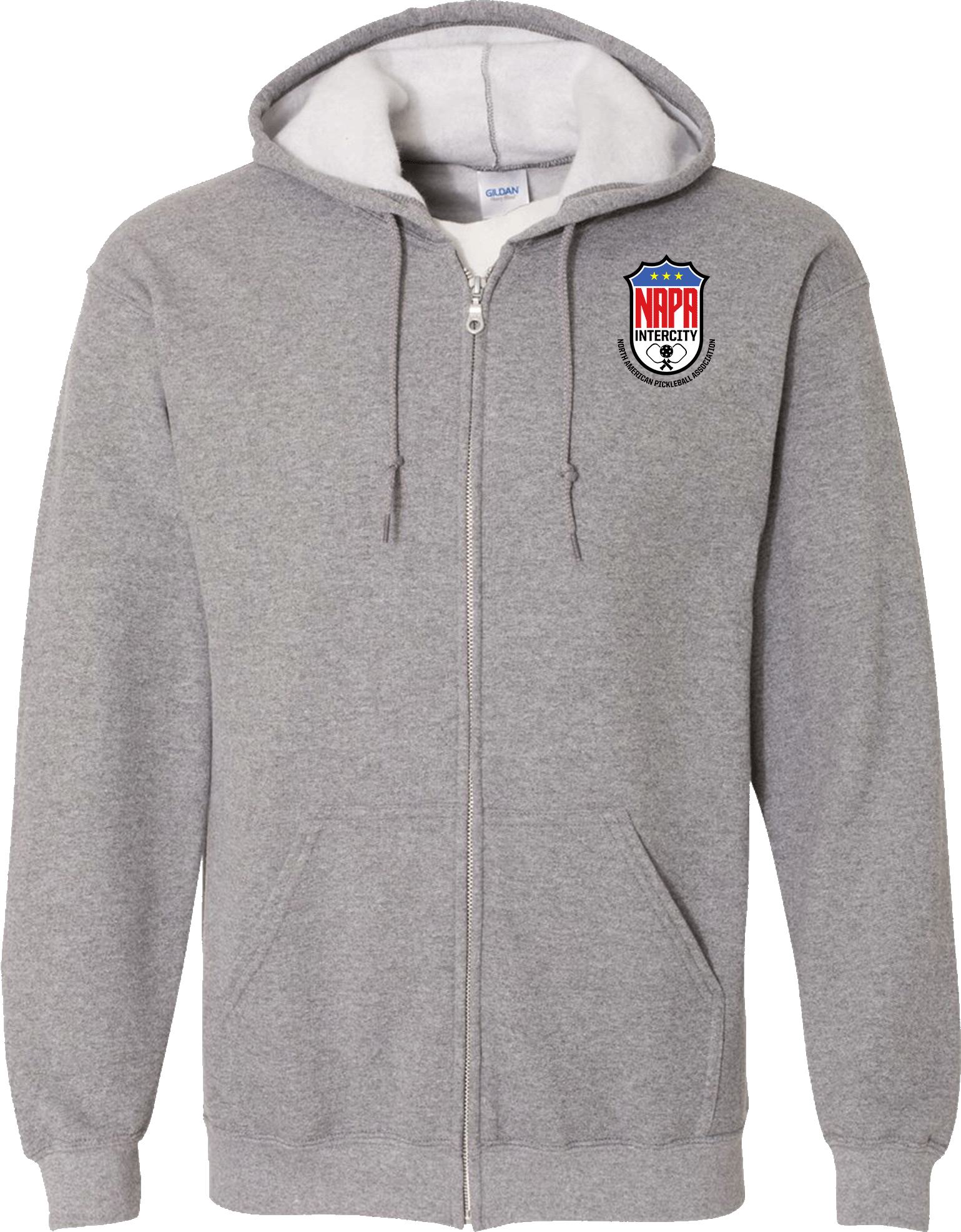 Full Zip Hoodies - 2024 35th Naba Intercity Basketball and Volleyball Tournament Pickleball