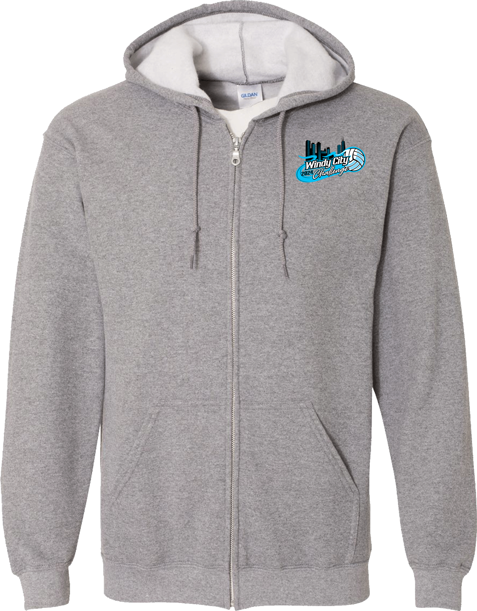 Full Zip Hoodies - 2024 Windy City Challenge