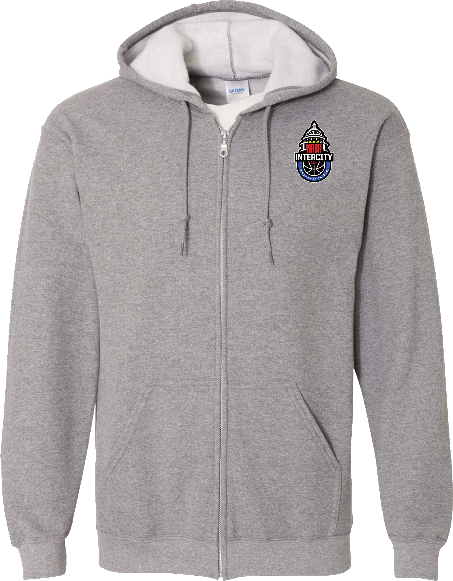 Full Zip Hoodies - 2024 35th Naba Intercity Basketball and Volleyball Tournament DC