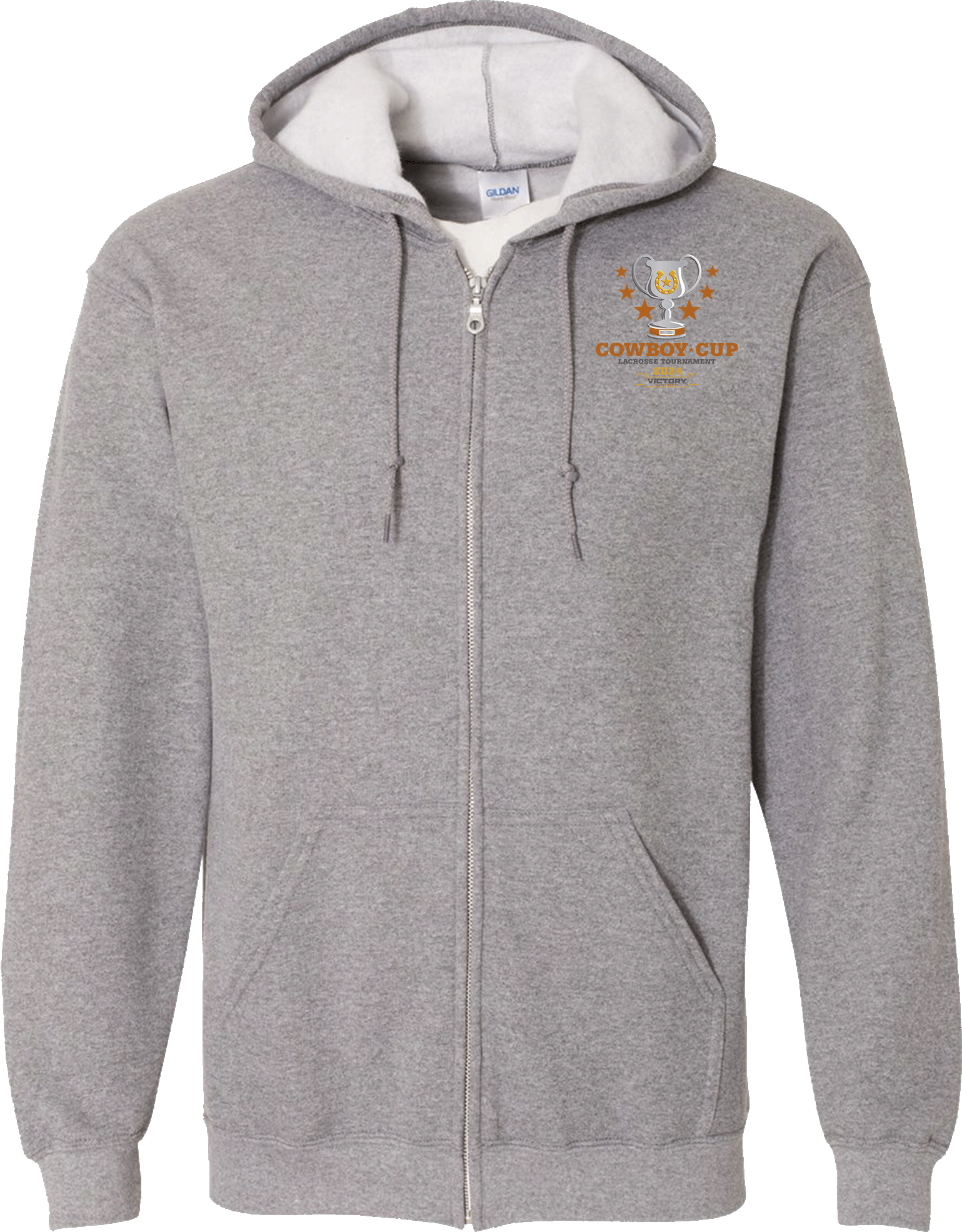 Full Zip Hoodies - 2024 Cowboy Cup Lacrosse Tournament