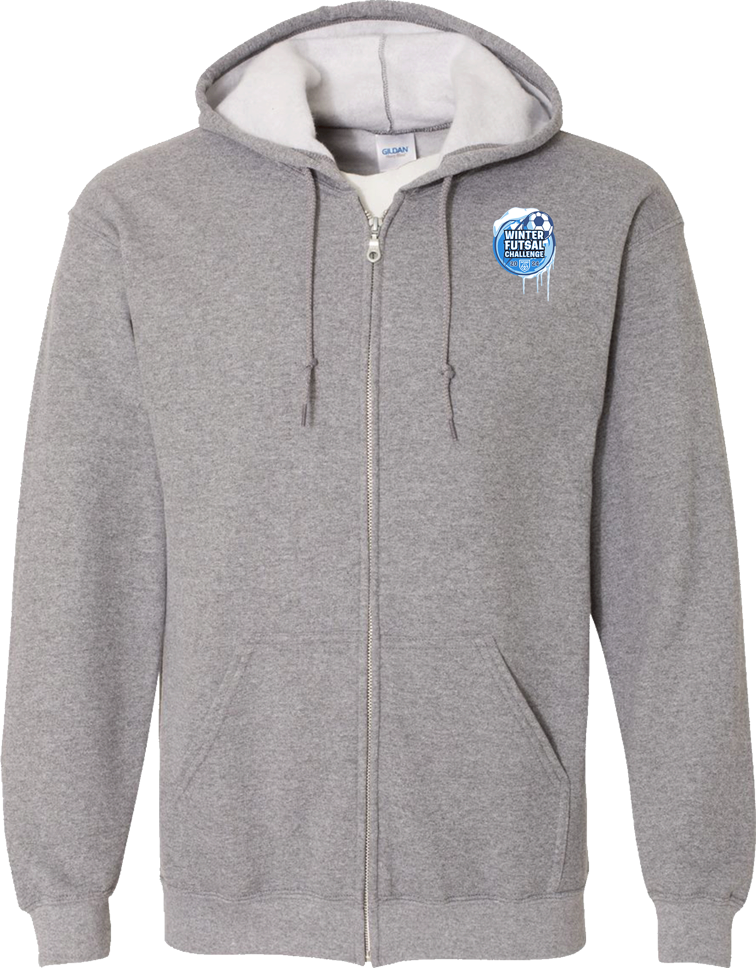 Full Zip Hoodies - 2024 Winter Futsal Challenge