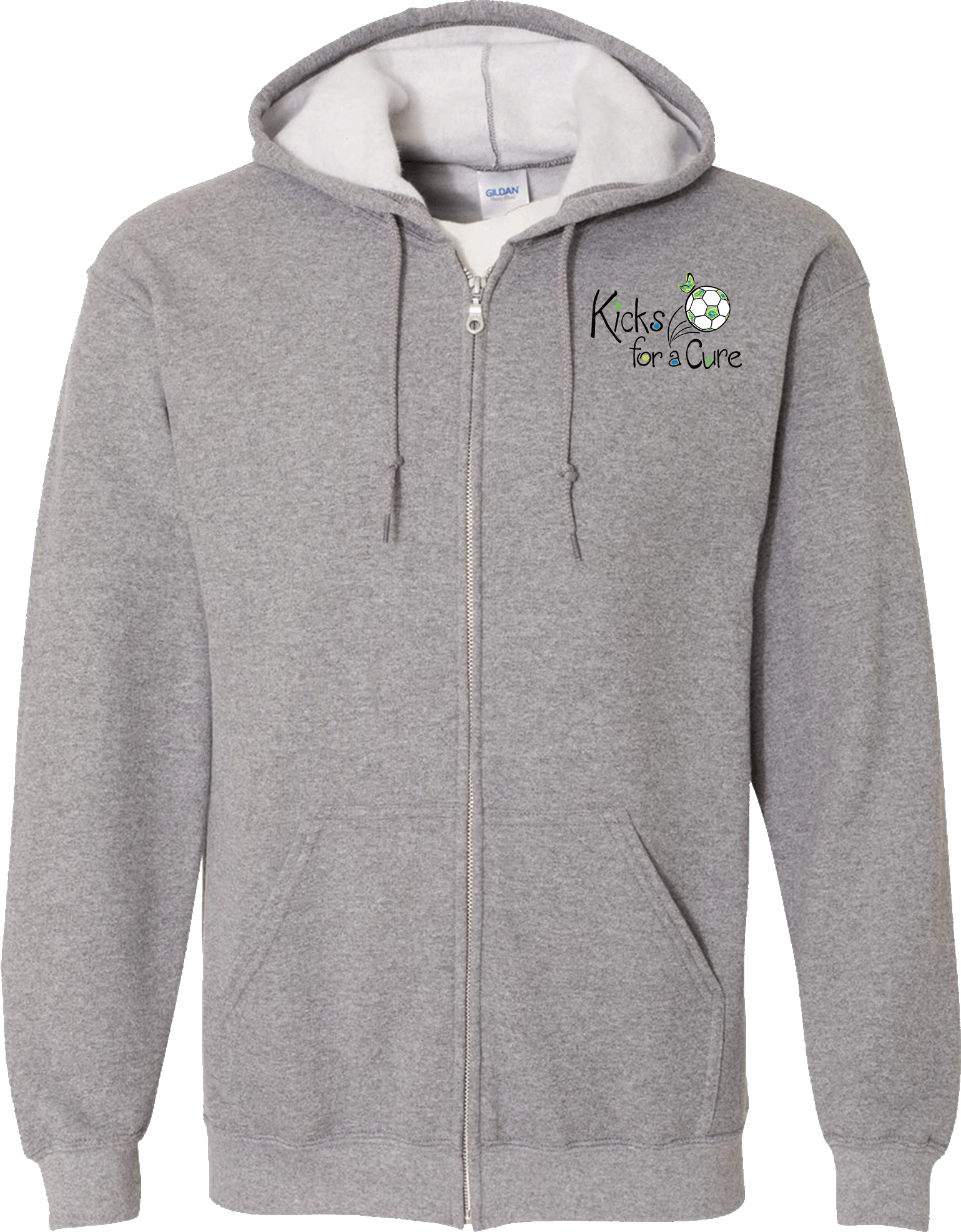 Full Zip Hoodies - 2024 Kicks For A Cure