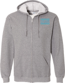 Full Zip Hoodies - Live Love Build Robots Blue