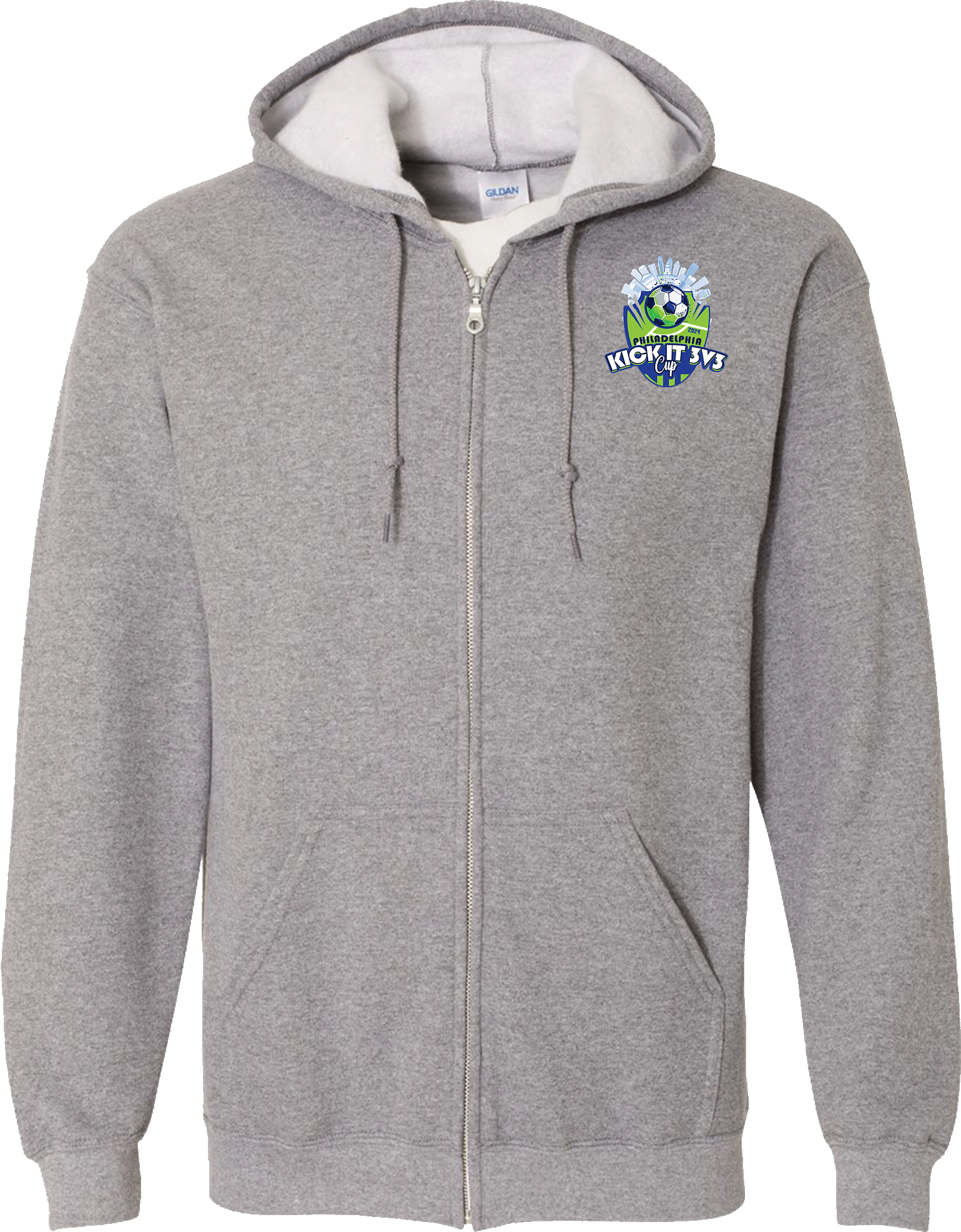 Full Zip Hoodies - 2024 Kick It 3v3 West-Mont United