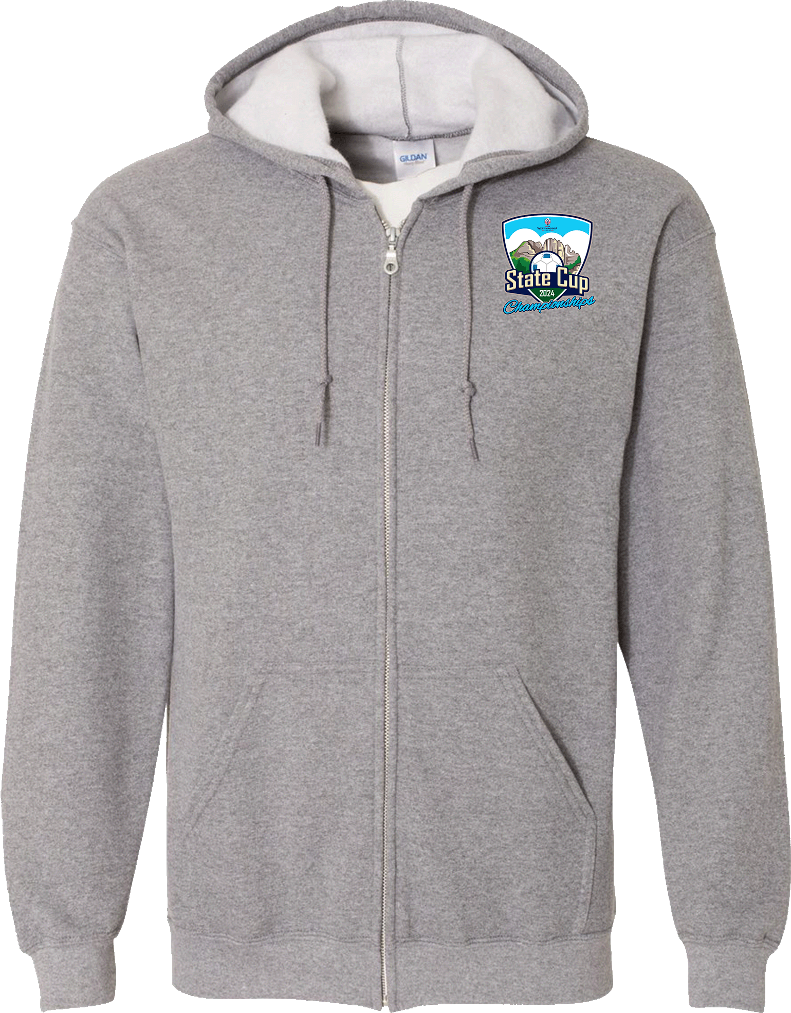 Full Zip Hoodies - 2024 USYS WV State Cup