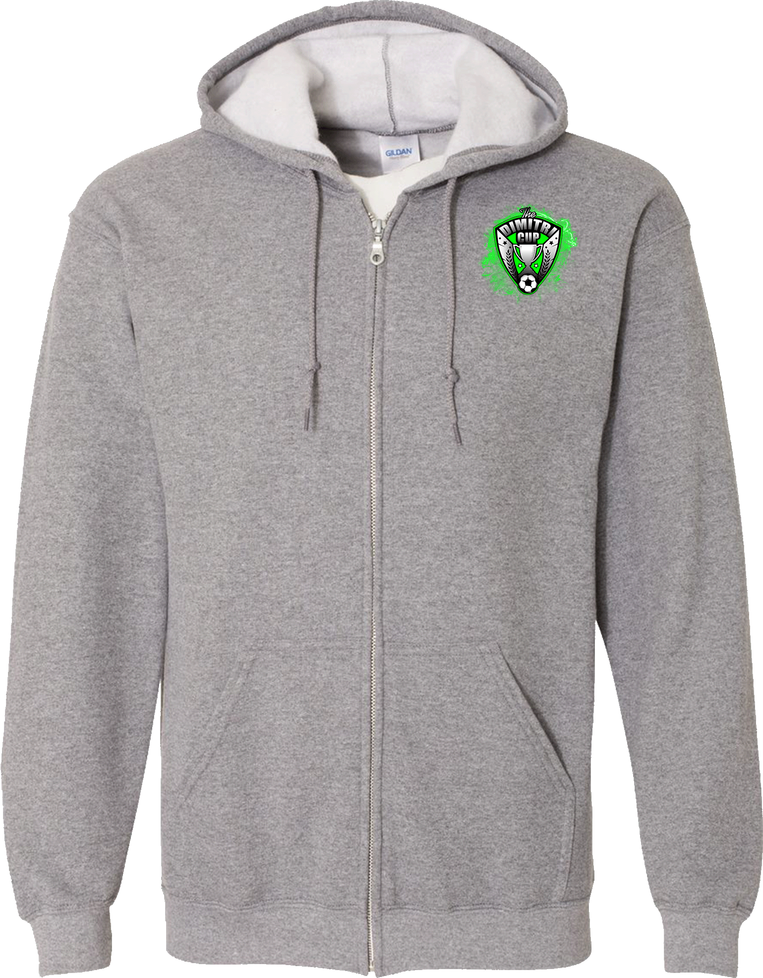 Full Zip Hoodies - 2025 The Dimitri Cup - Smoke