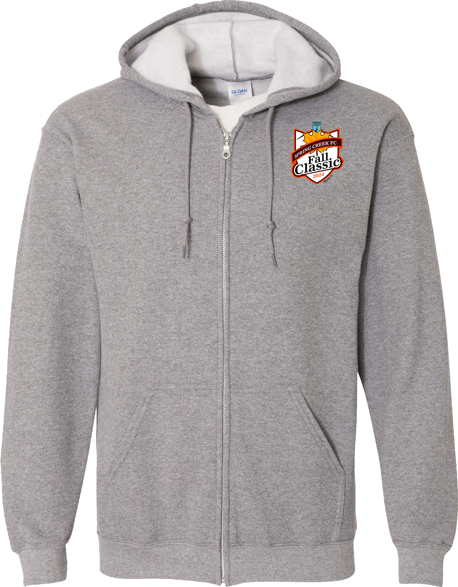 Full Zip Hoodies - 2024 Spring Creek FC Fall Classic