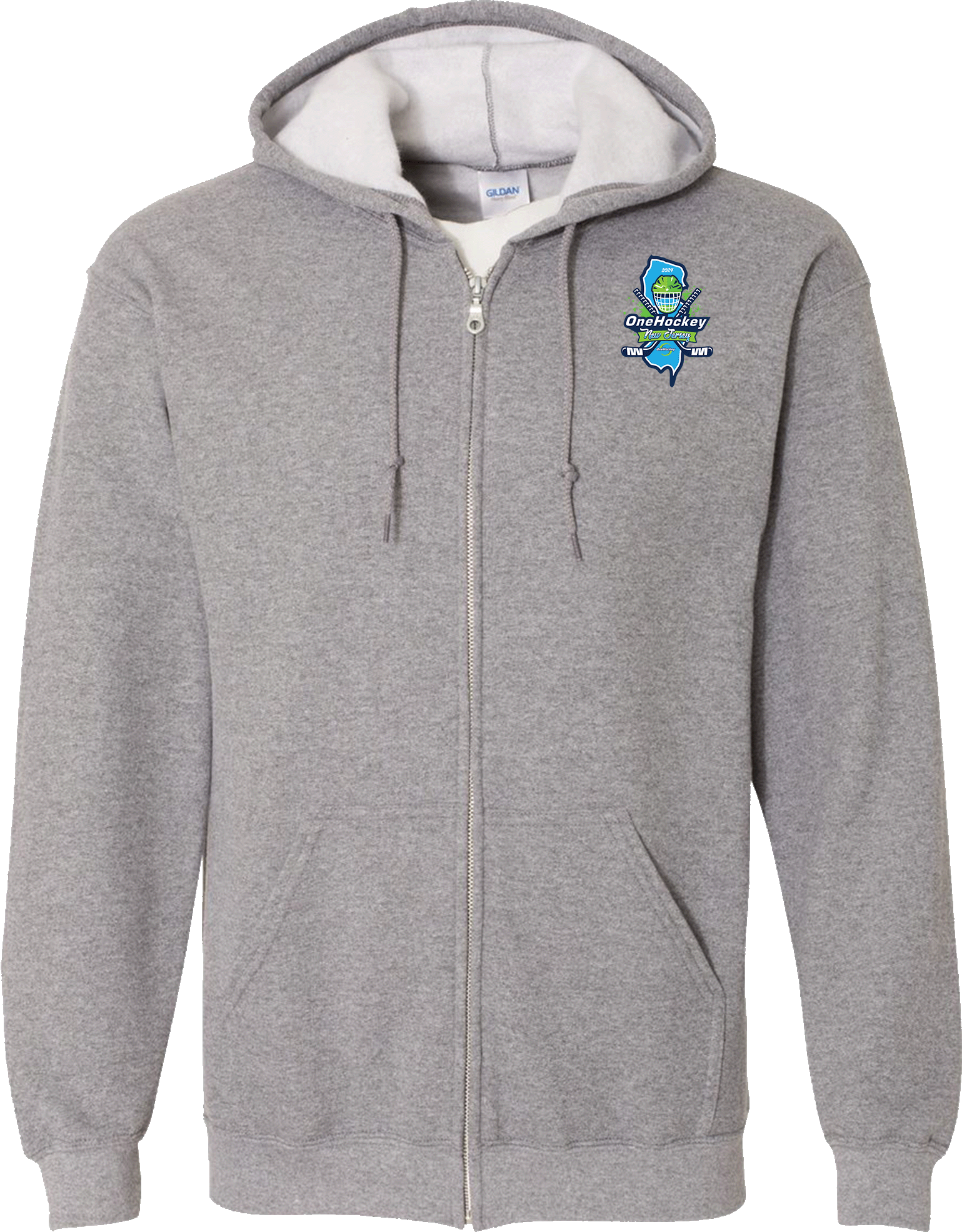 Full Zip Hoodies - 2024 OneHockey NJ March