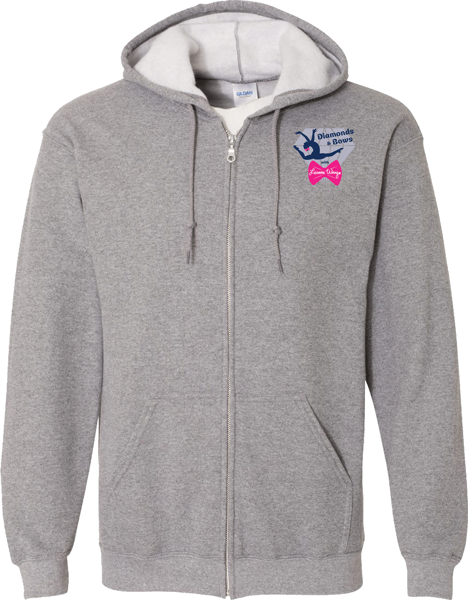 Full Zip Hoodies - 2024 Diamonds & Bows with Leanne Wong