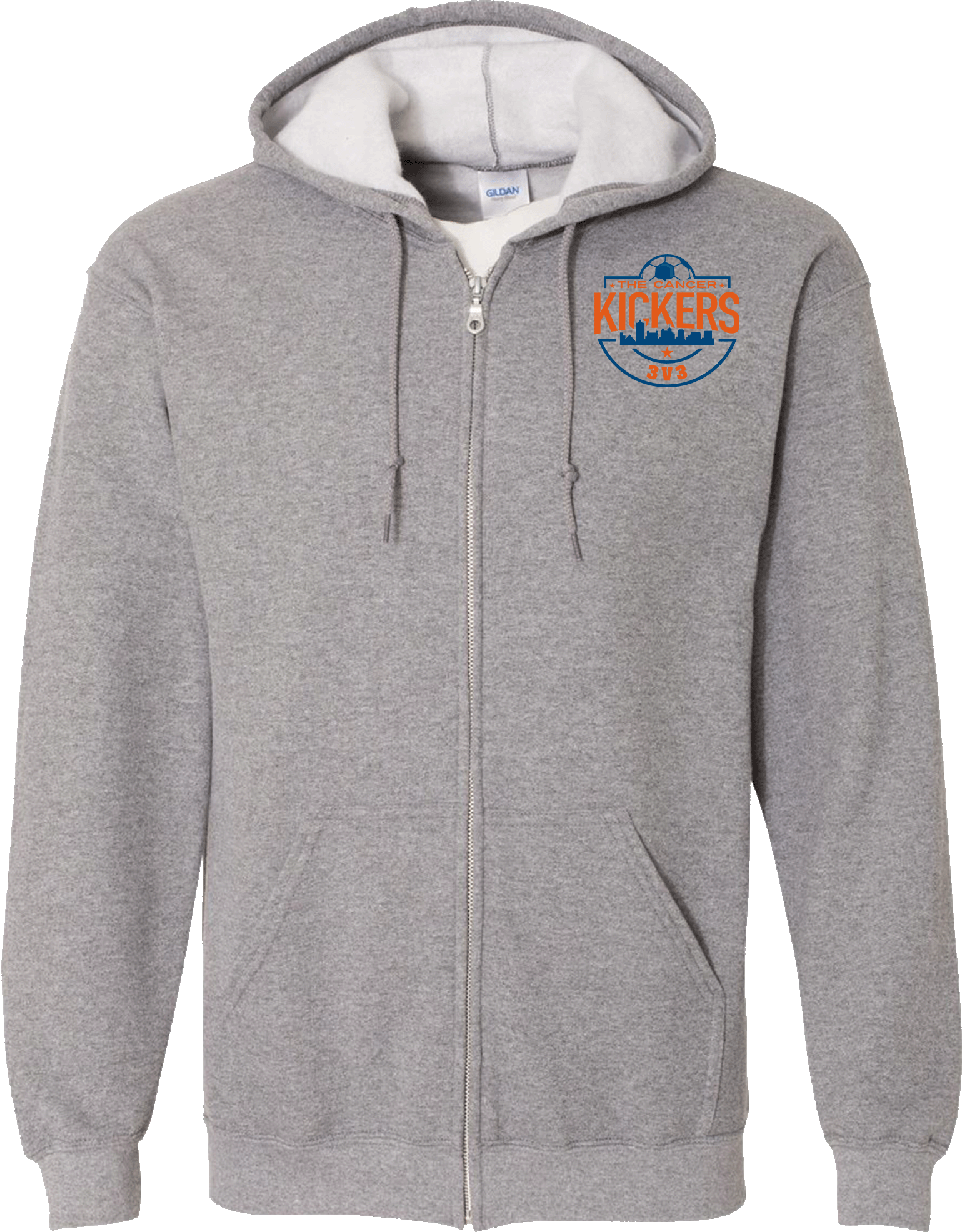 Full Zip Hoodies - 2024 The Cancer Kickers 3V3