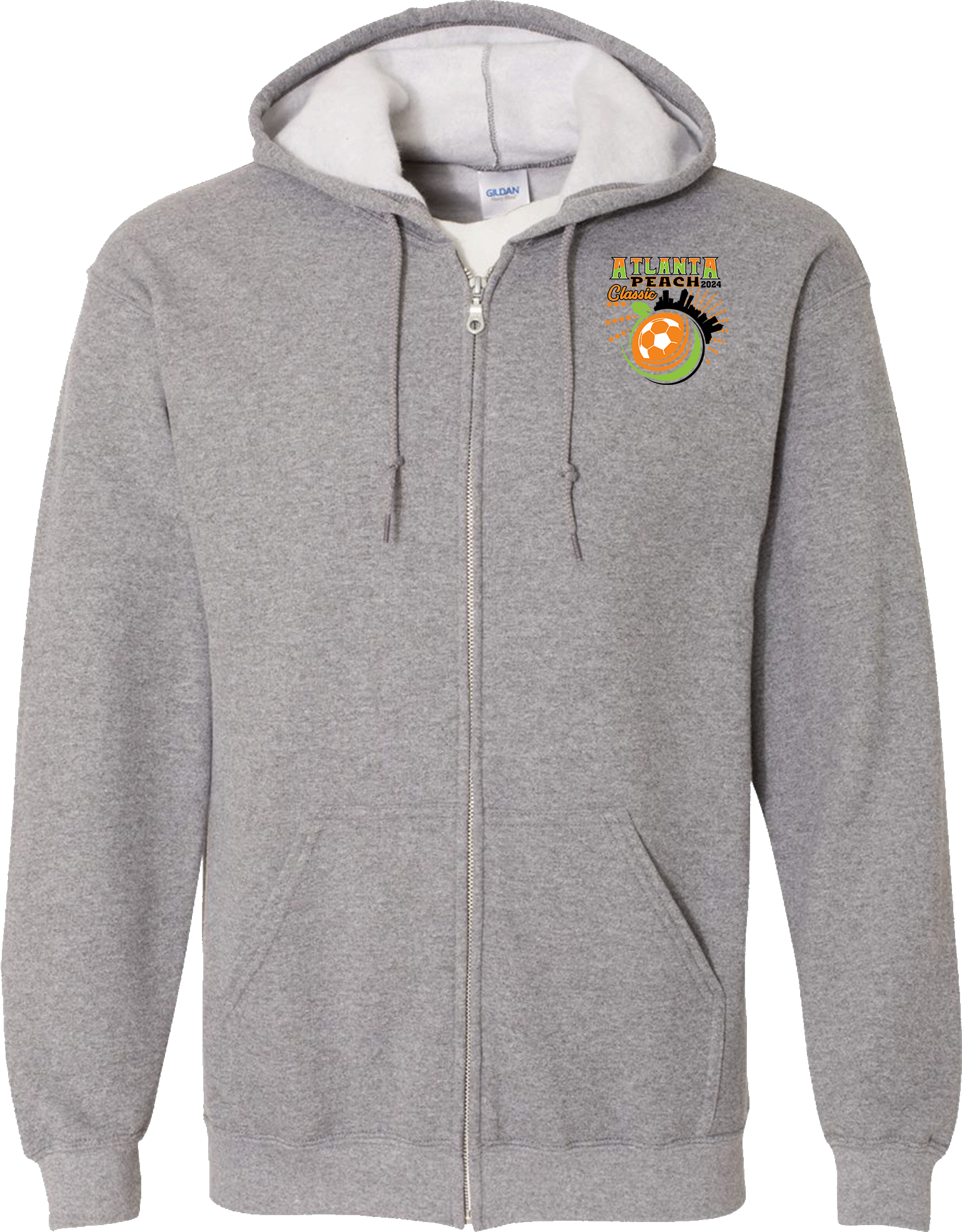 Full Zip Hoodies - 2024 Atlanta Peach Classic