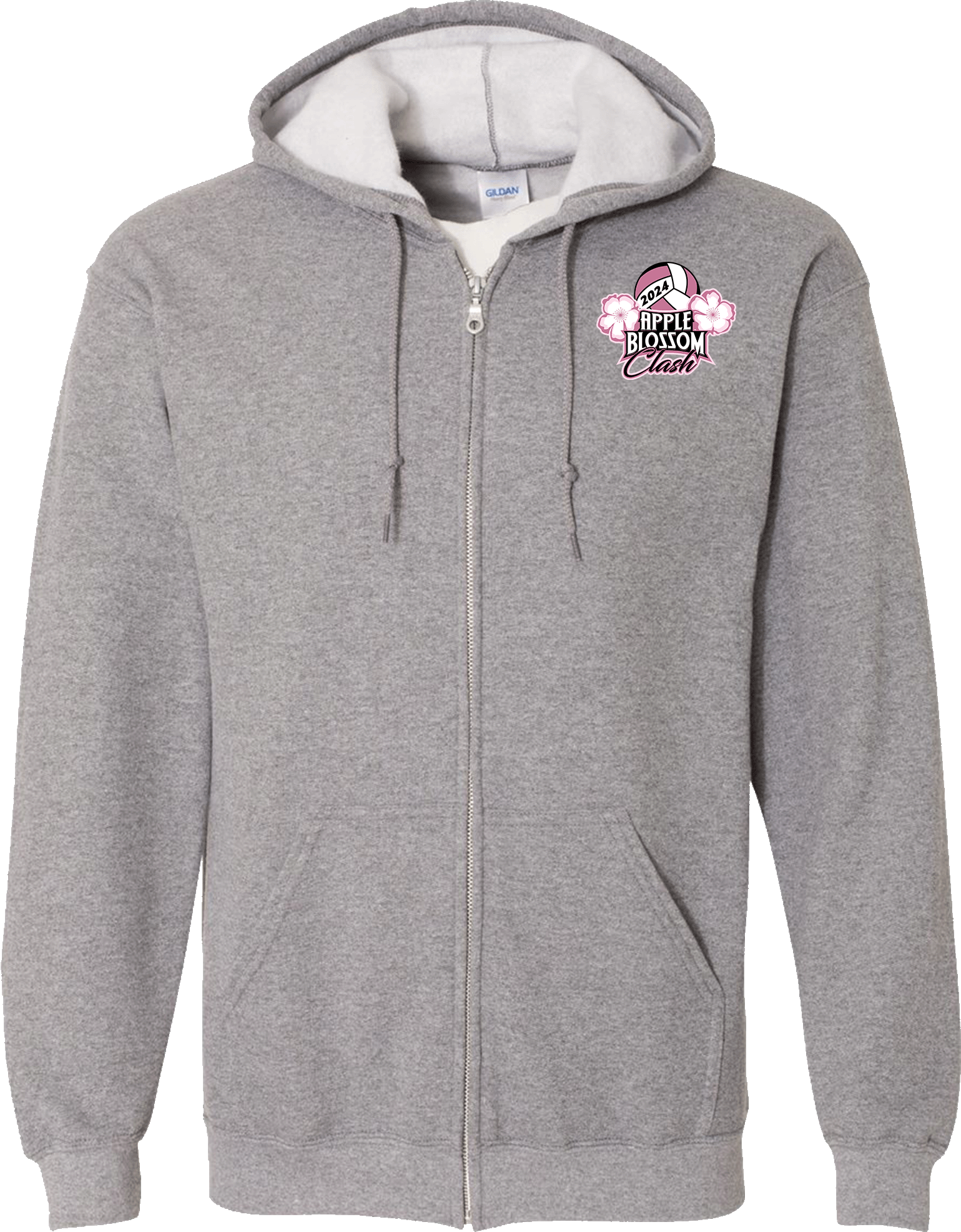 Full Zip Hoodies - 2024 Apple Blossom Clash