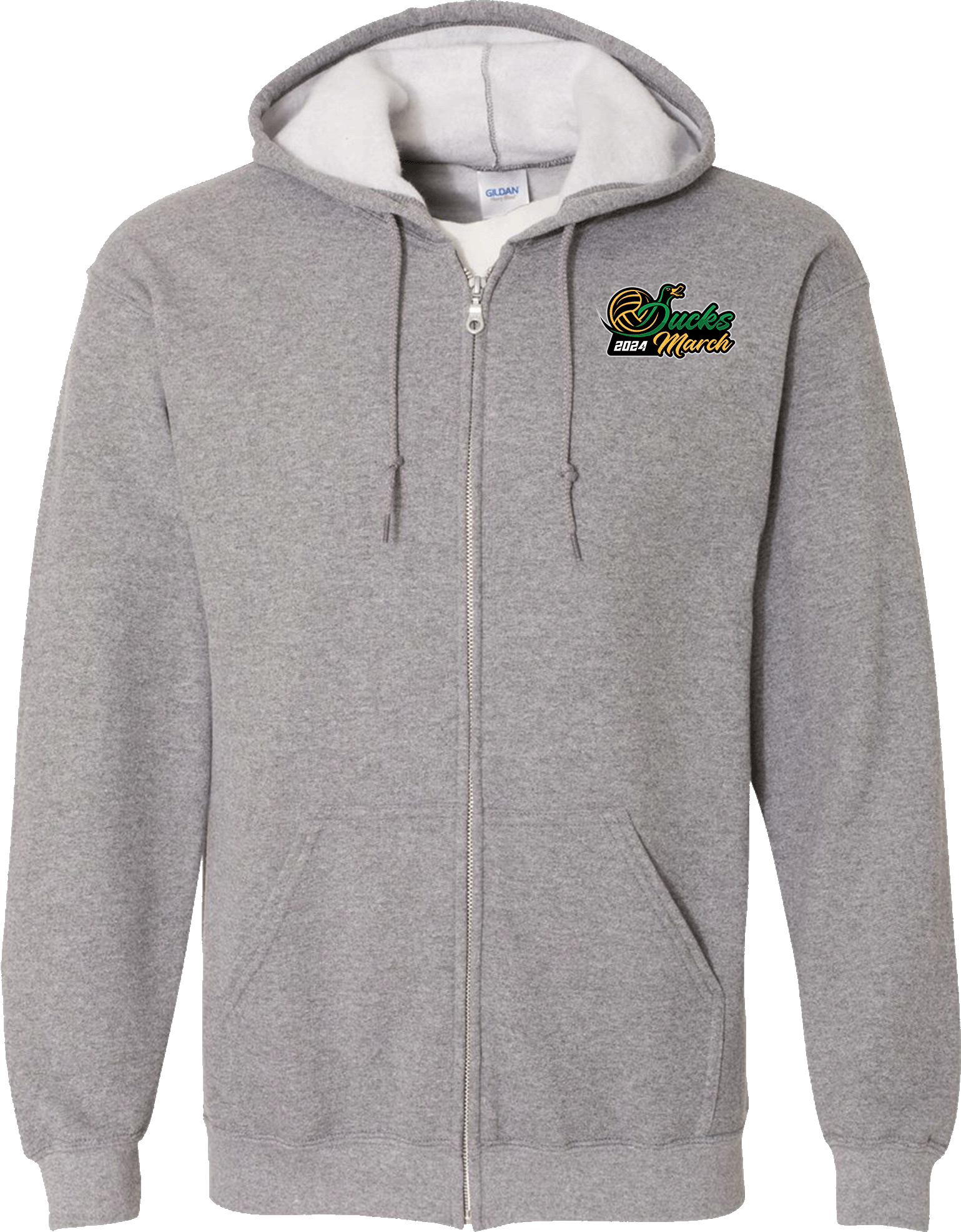 Full Zip Hoodies - 2024 Ducks March