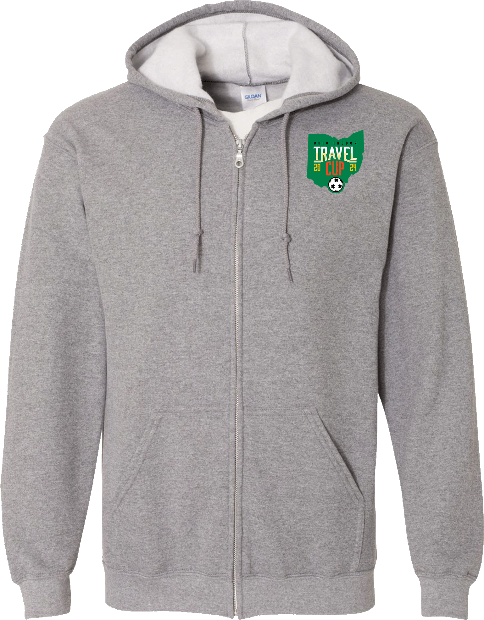 Full Zip Hoodies - 2024 Ohio Indoor Travel Cup