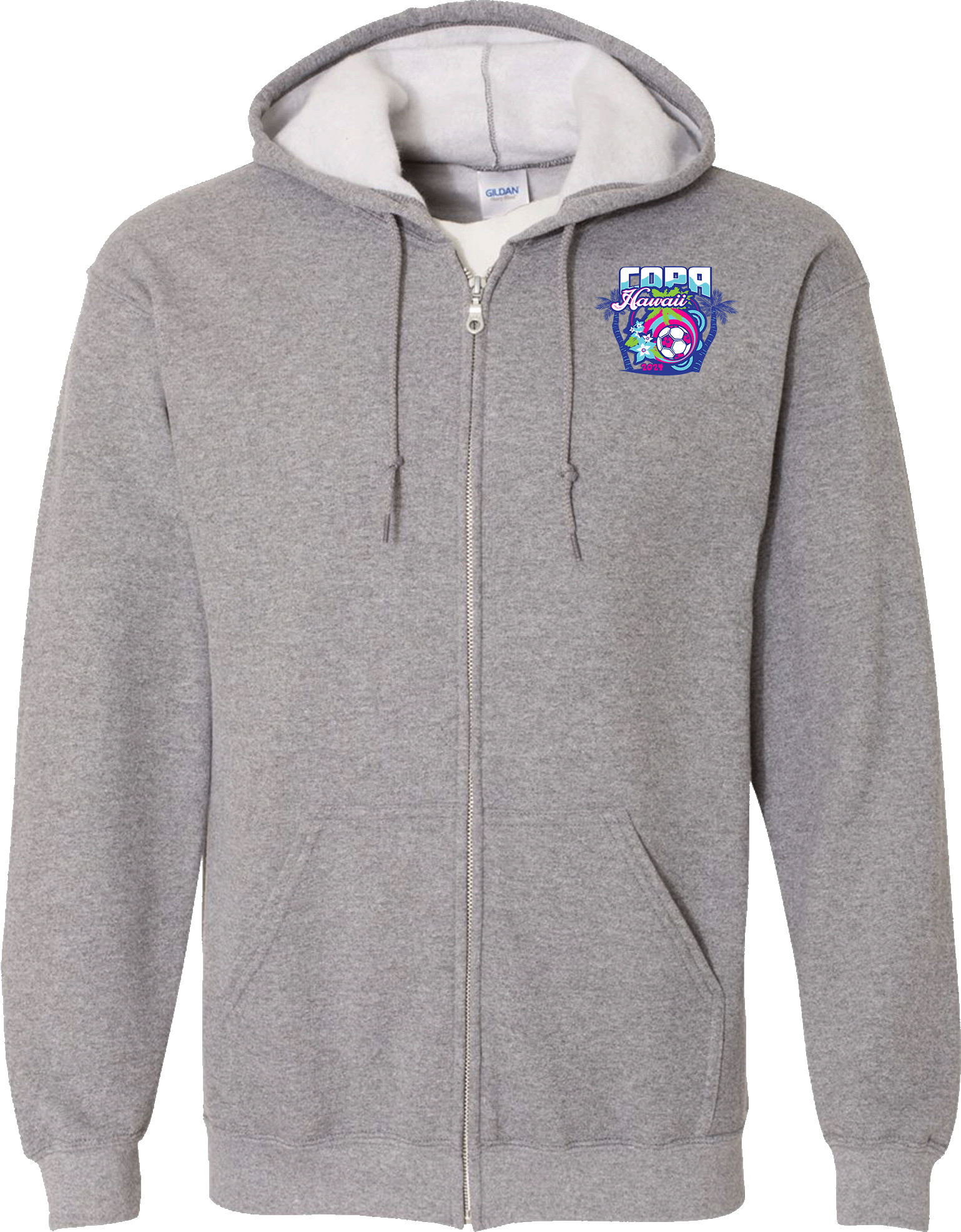 Full Zip Hoodies - 2024 Hawaii Kings Cup