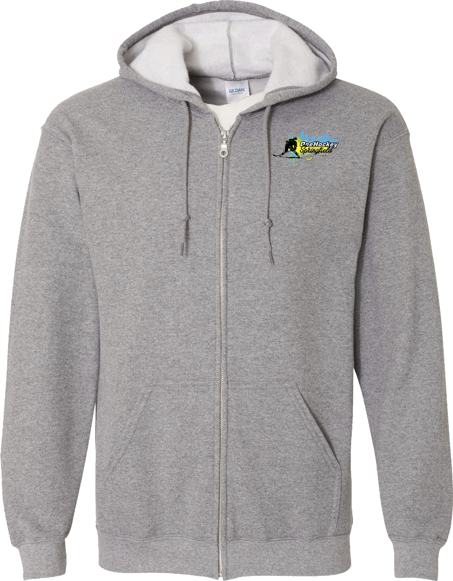 Full Zip Hoodies - 2023 OneHockey Springfield IL