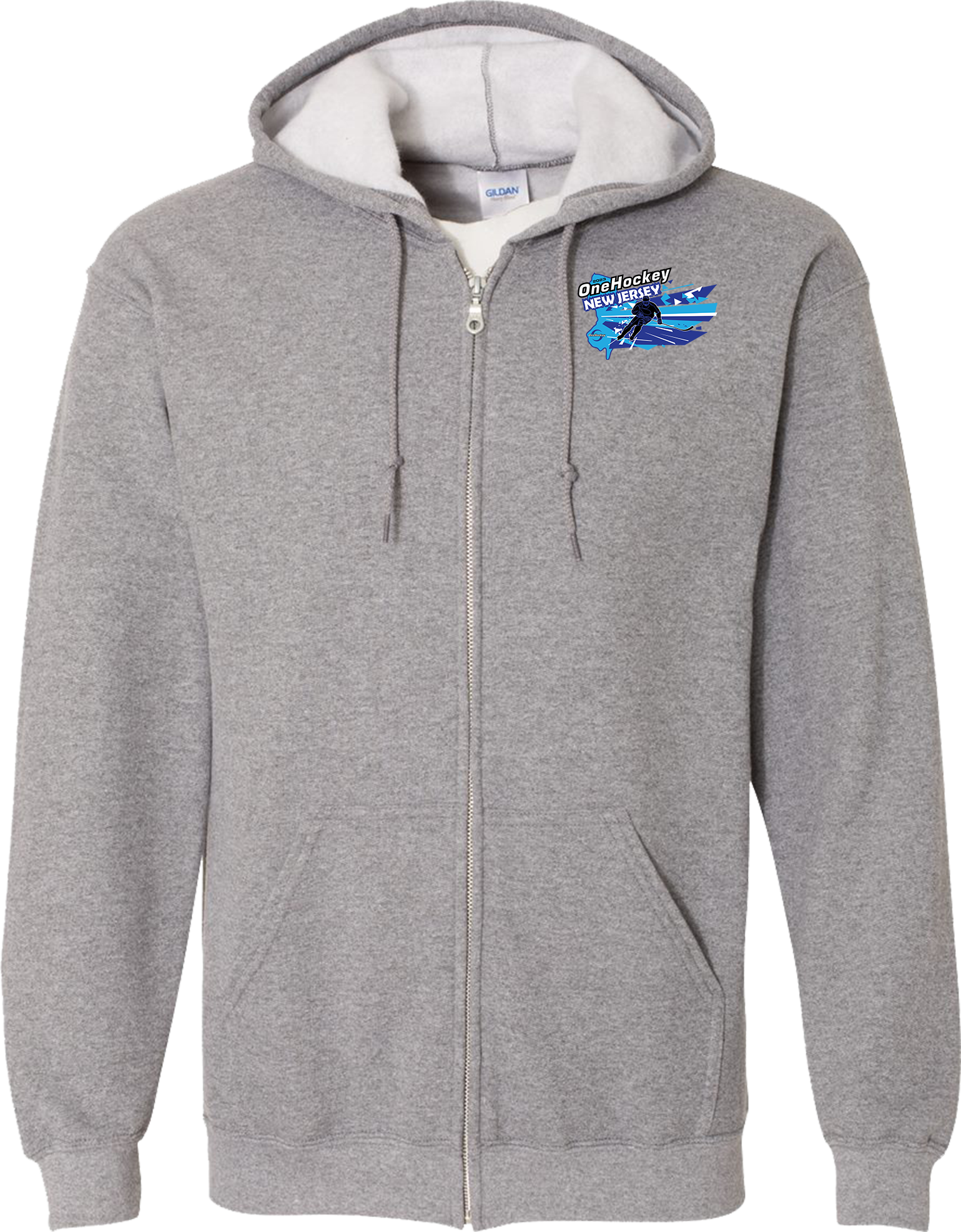 Full Zip Hoodies - 2023 OneHockey New Jersey