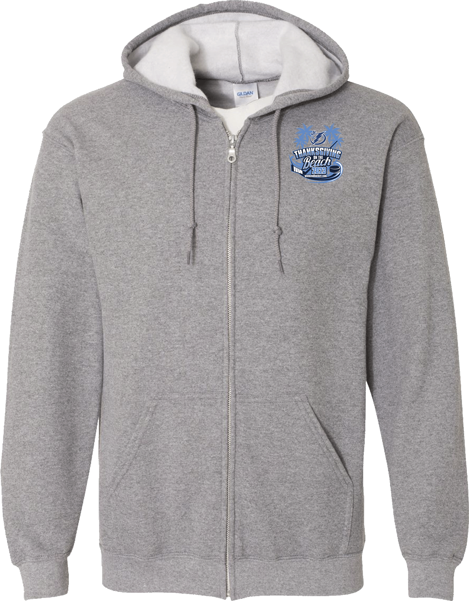 Full Zip Hoodies - 2023 Thanksgiving On The Beach