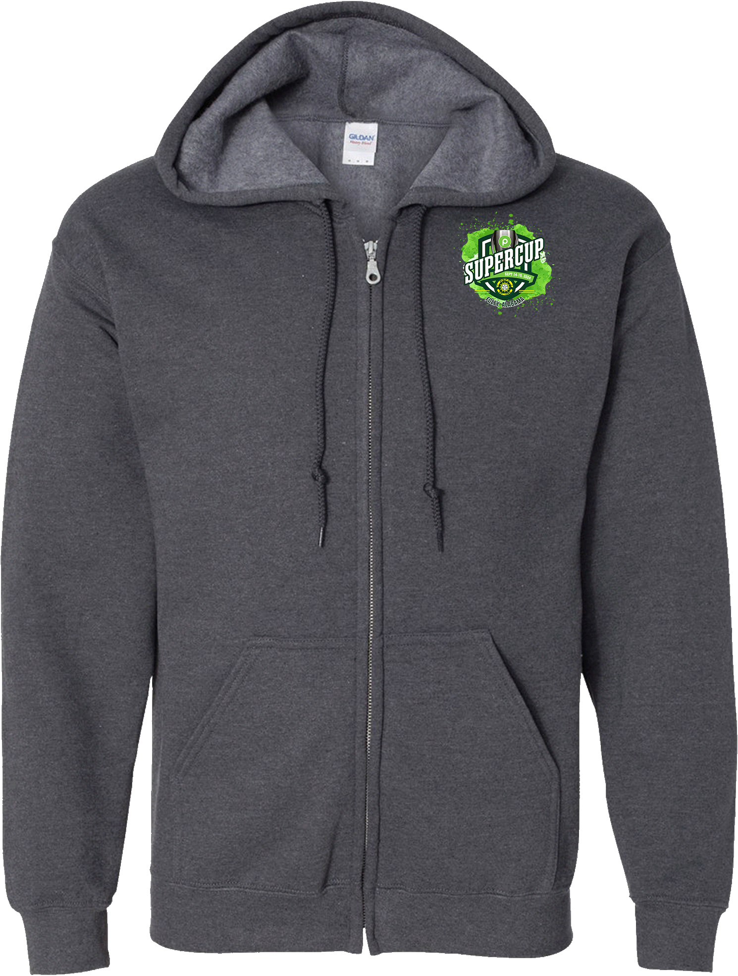 Full Zip Hoodies - 2024 Publix SuperCup (Boys) - Green