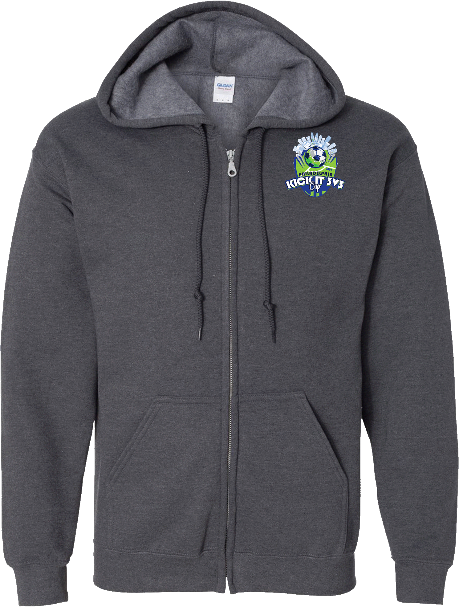 Full Zip Hoodies - 2024 Kick It 3v3 West-Mont United