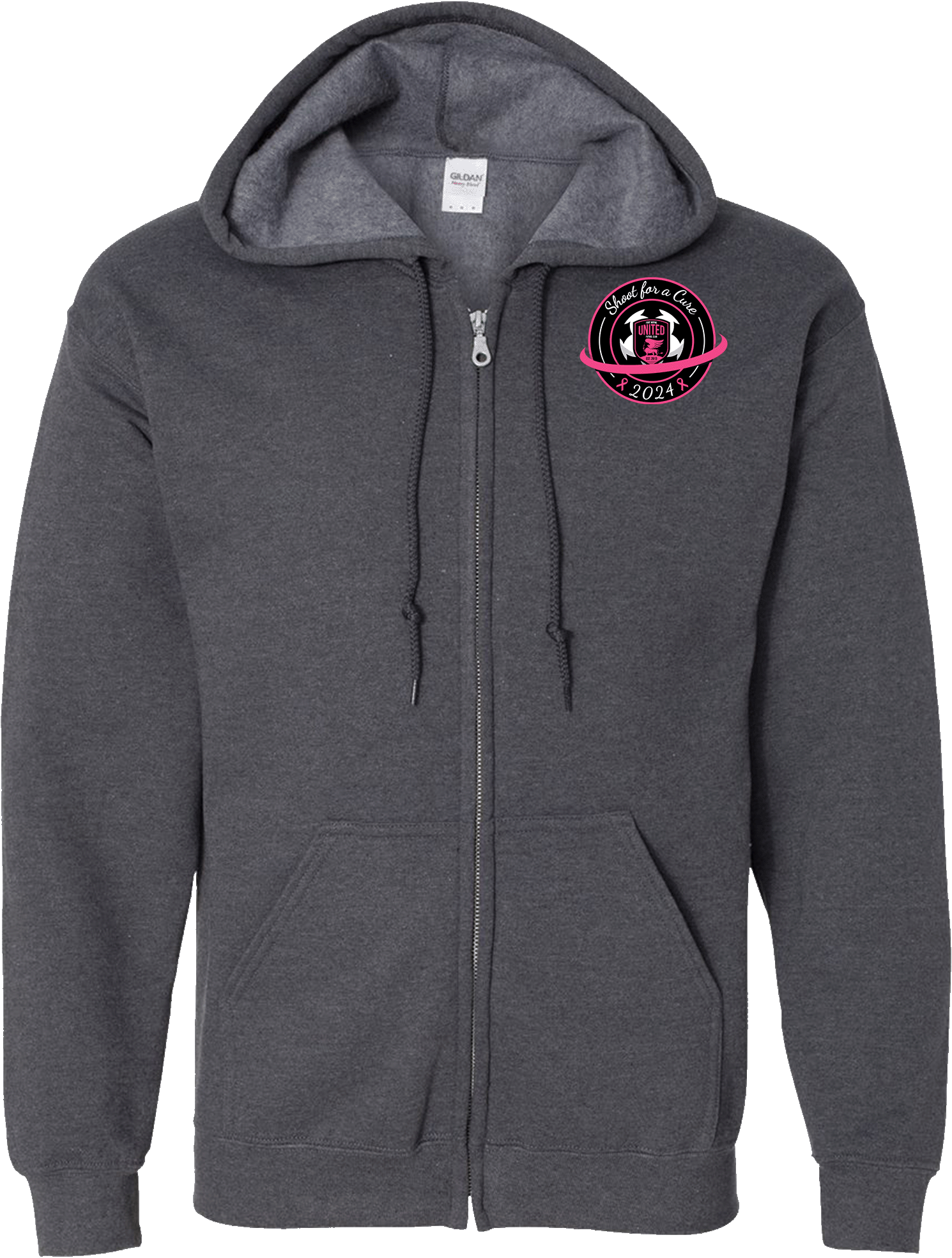 Full Zip Hoodies - 2024 Shoot For A Cure