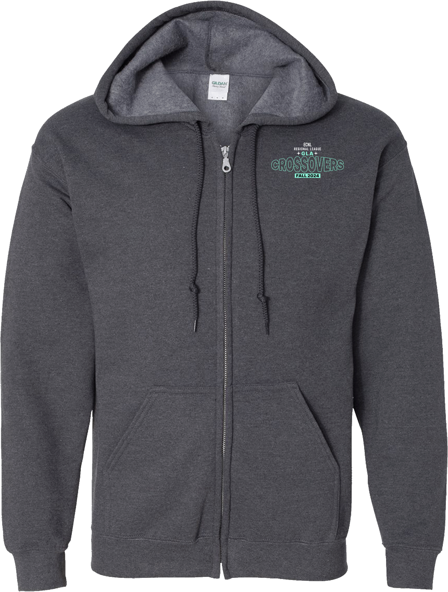 Full Zip Hoodies - 2024 ECNL-RL Crossover - Transparent