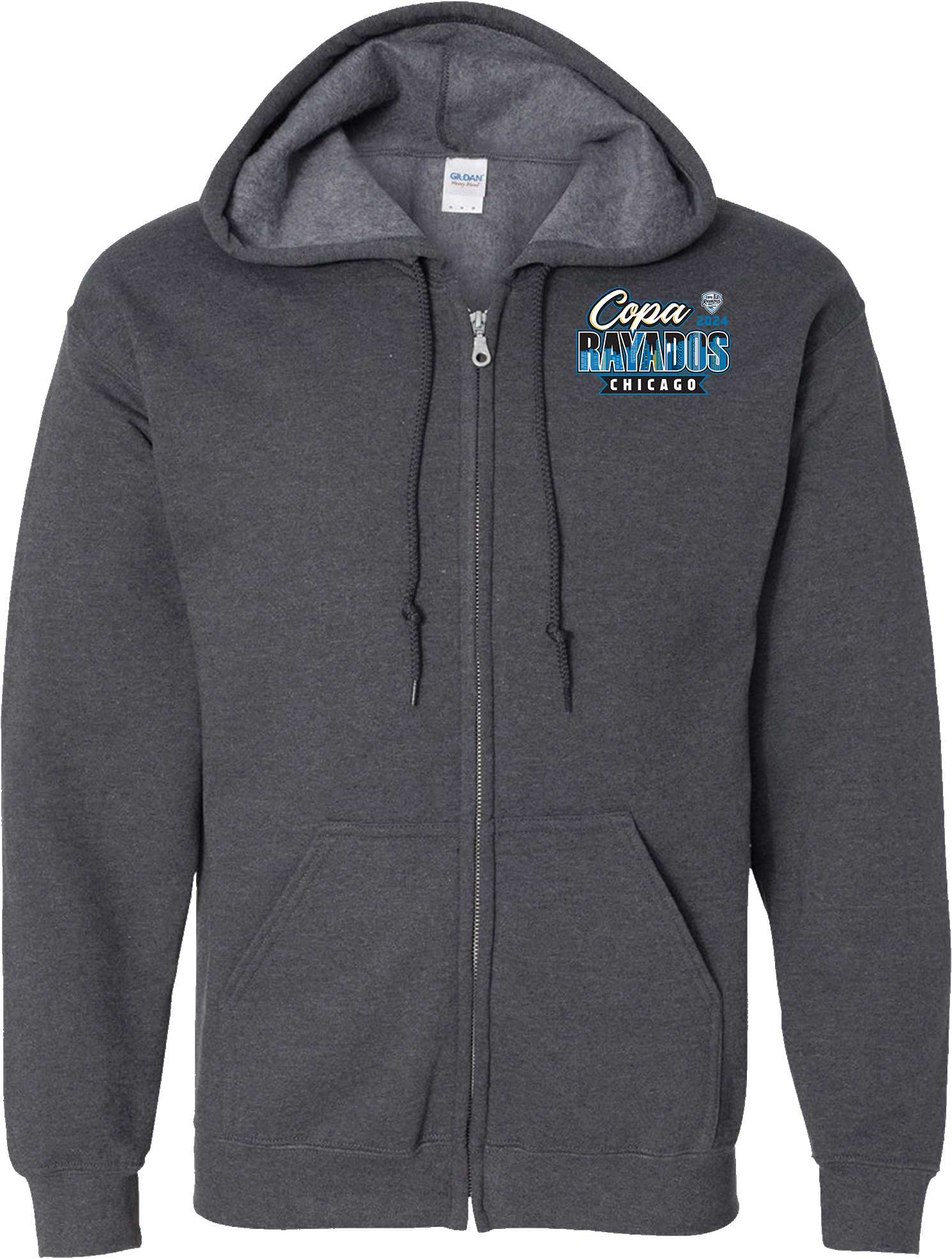 Full Zip Hoodies - 2024 Copa Rayados Chicago