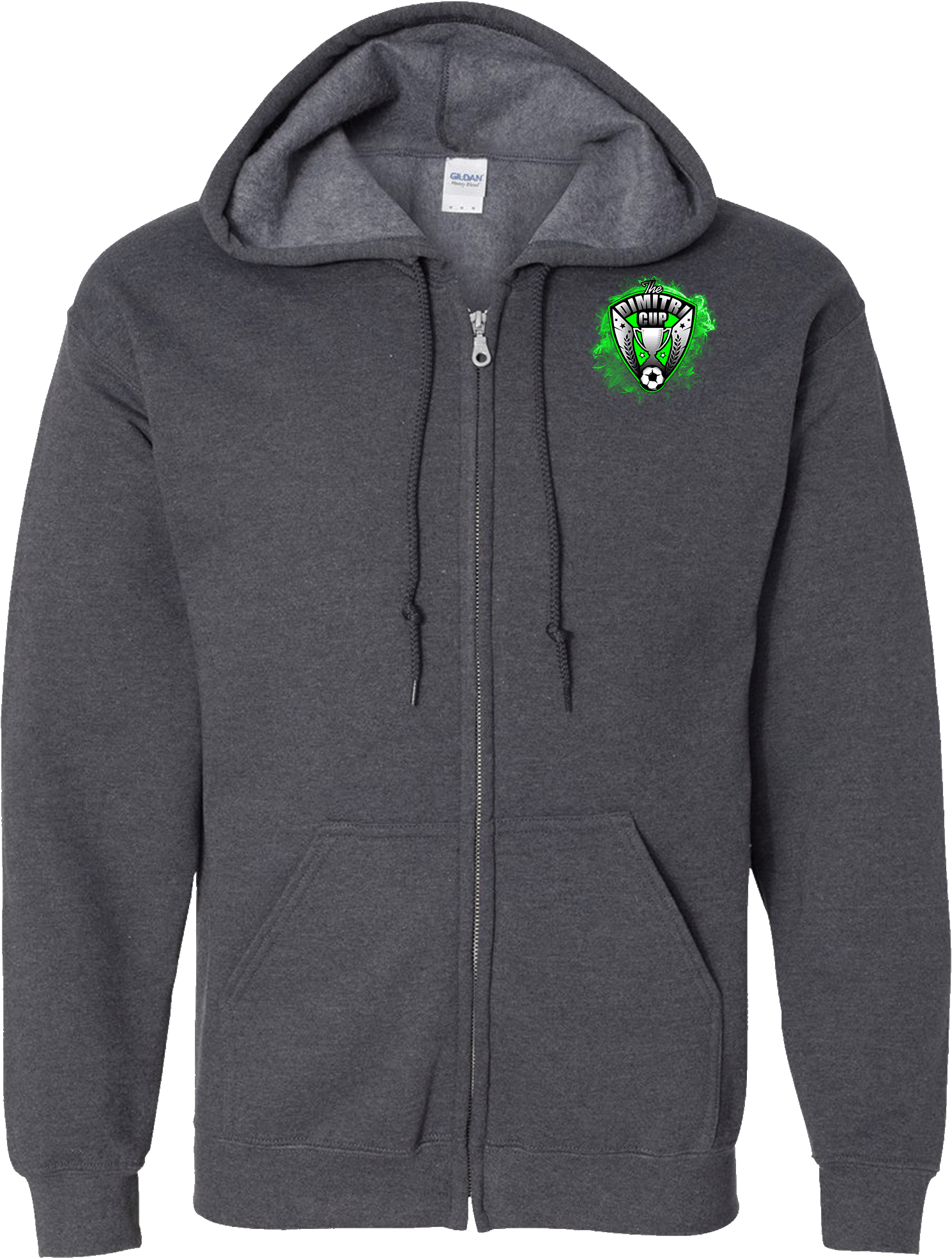 Full Zip Hoodies - 2025 The Dimitri Cup - Smoke